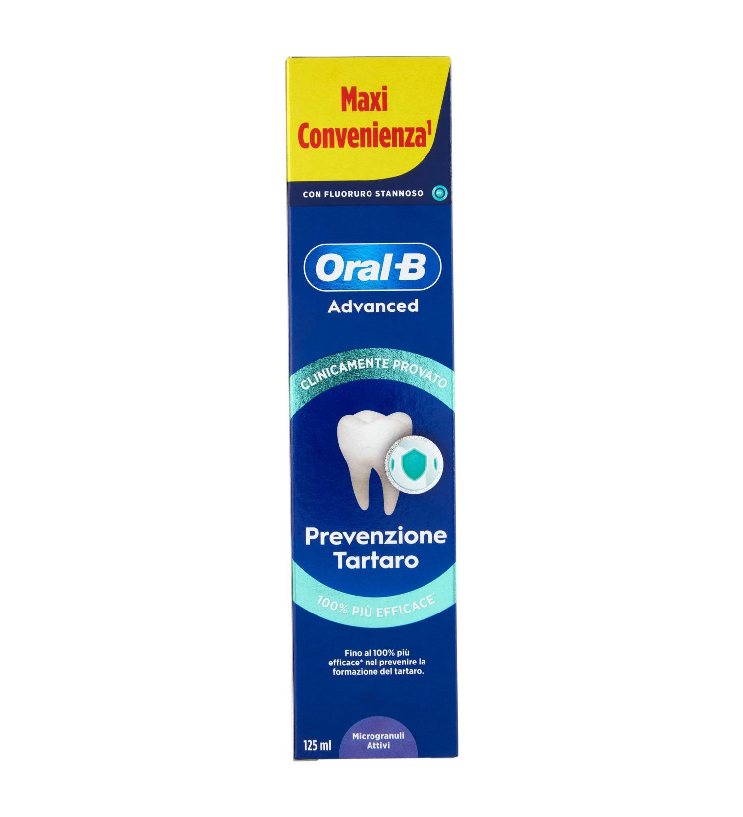 Oral-B Oral-B Advanced Prevention Tartare Toothpaste with Active Microgranules Extra Freshness. 125 ml