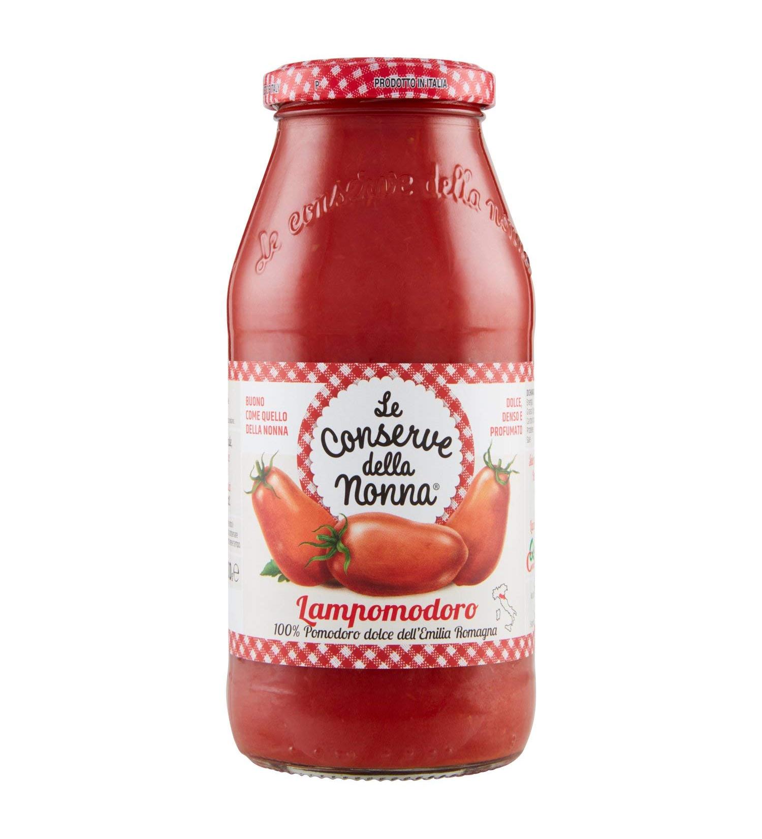  Le Conserve della Nonna Grandma's Preserves Vegan Tomato Puree 500g - Buy Online on GoSupps.com