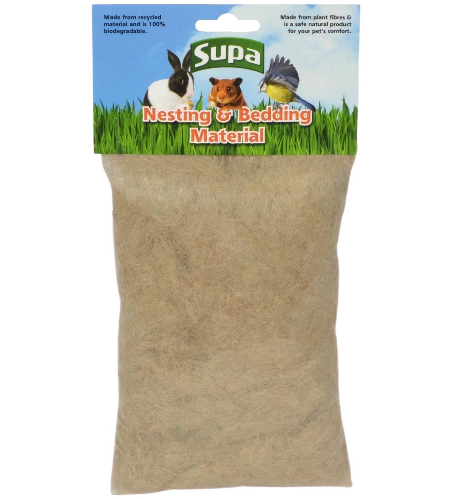 Supa Natural Jute Fibre Bedding for Birds & Small Animals - Eco-Friendly Nesting Material for Warm, Cosy, and Safe Nests - Buy Online on GoSupps.com