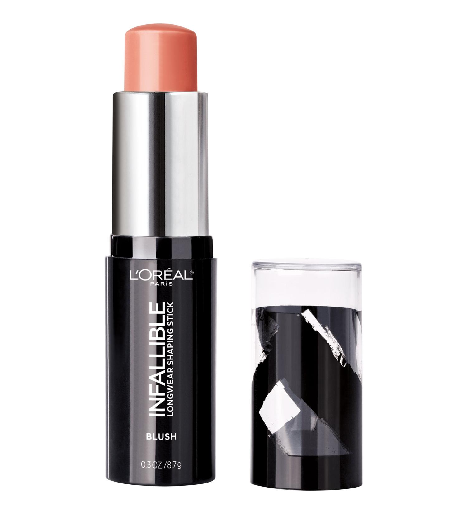 L'Oreal Paris Infallible Longwear Blush Stick - 46 Cheeky Dimension, 24hr Wear - 0.3oz (Pack of 1) - Buy Online on GoSupps.com