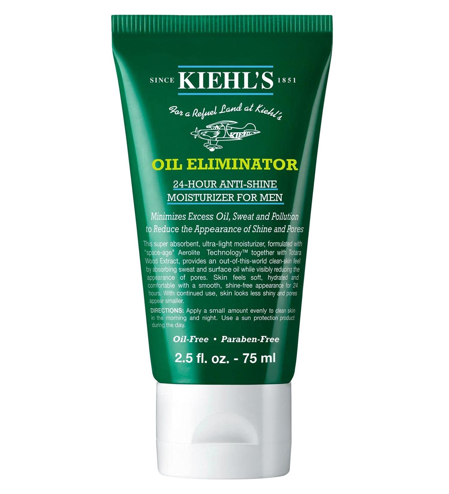 Kiehl's Men's Oil Eliminator 24-Hour Moisturizer - 2.5 oz - Buy Online on GoSupps.com