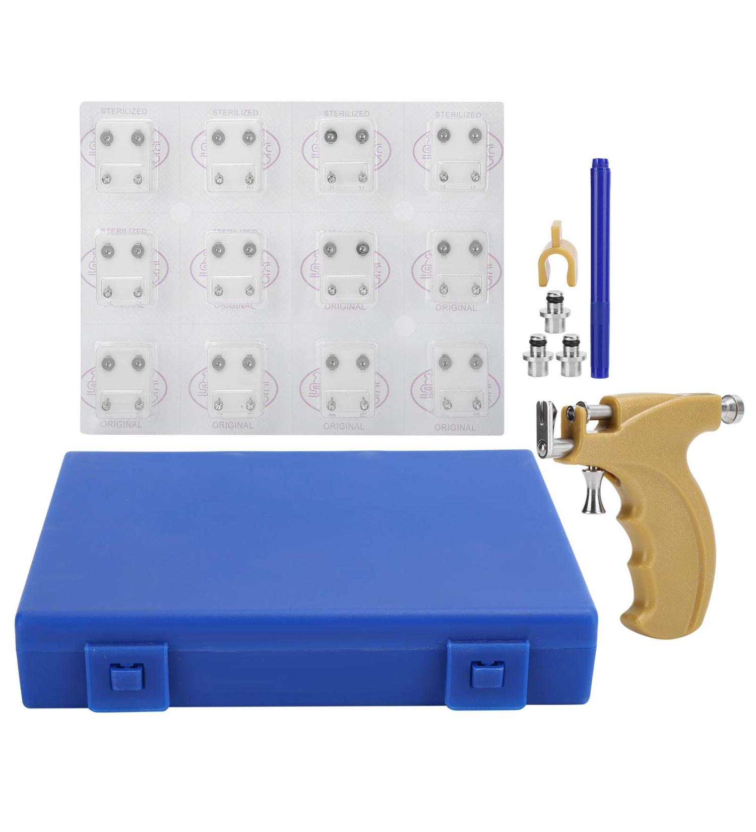 Ear Piercing Gun Professional Stainless Steel Body Piercing Gun Professional Piercing Gun Nasal Umbilical Ear Piercing Instrument Kit Piercing Kit Piercing Kits and Piercing Tools - Buy Online on GoSupps.com