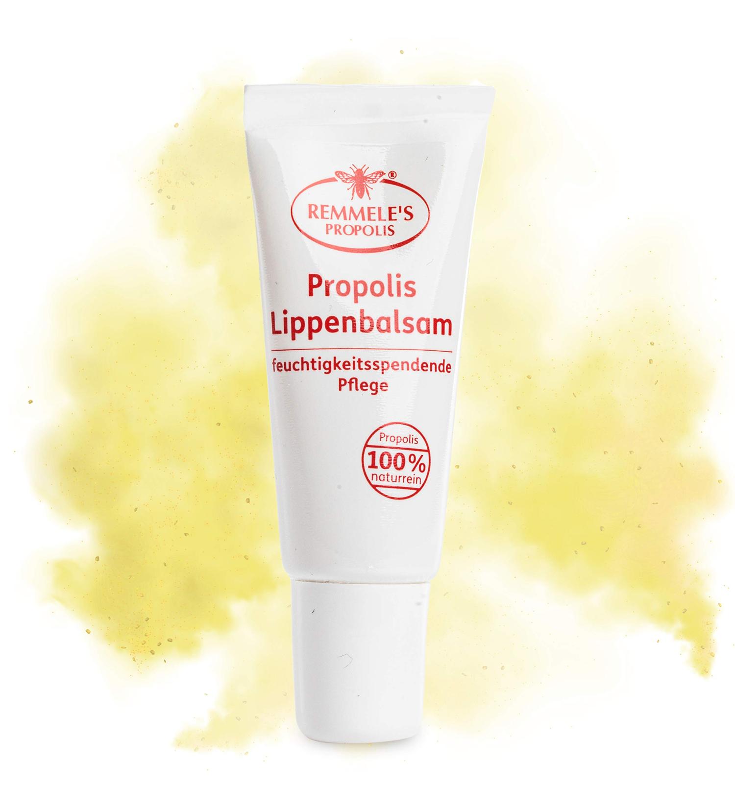 Buy Remmele s Propolis Lip Balm 10ml | Natural Lip Care for Dry Lips - Nourishing Propolis & Gel e Royal - Buy Online on GoSupps.com