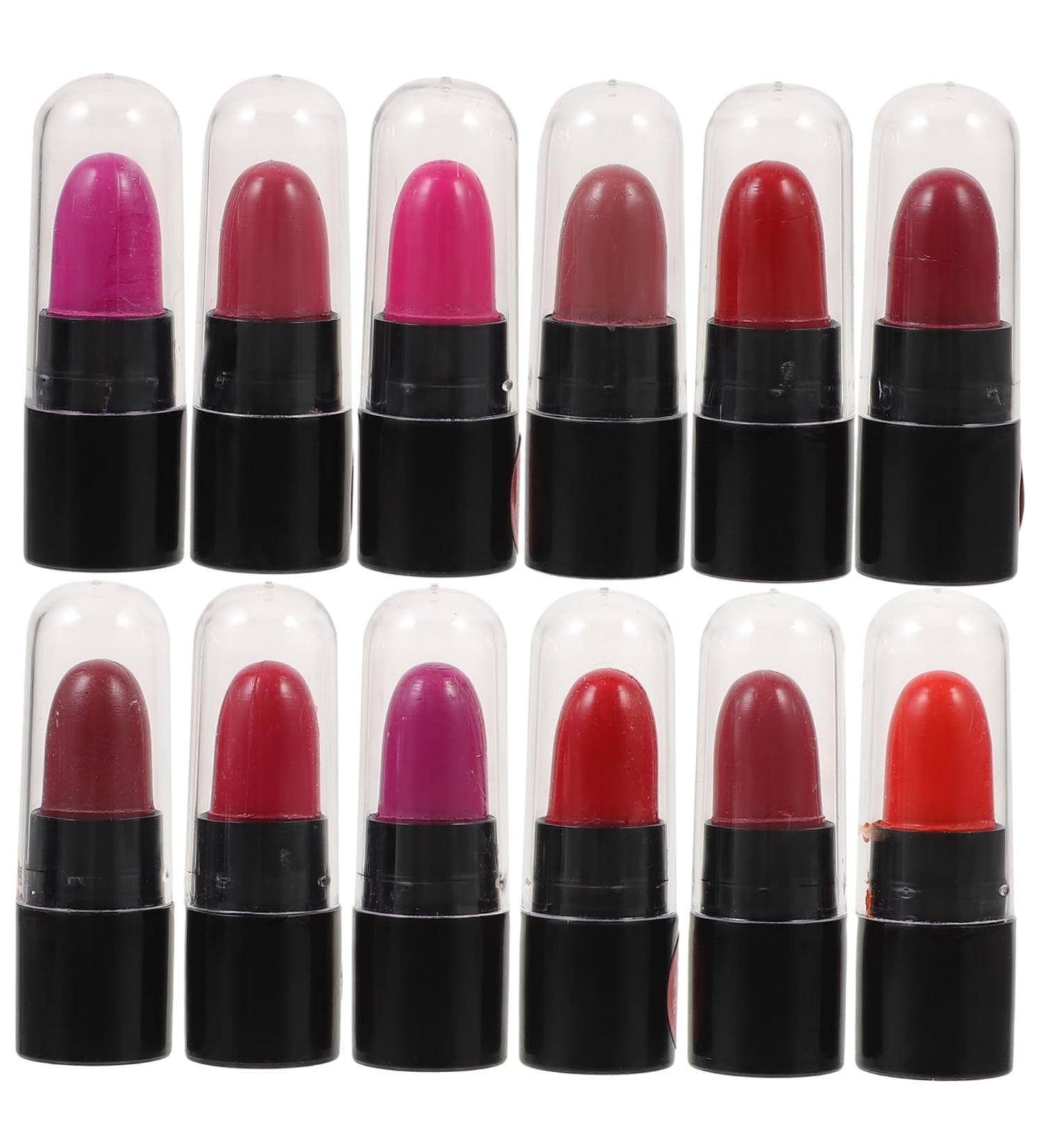 Outanaya 12pcs Eye Shadow Stick Suit Cream Eyeshadow Stick Lightweight Eyeshadow Colorful Lipstick Plastic - Buy Online on GoSupps.com