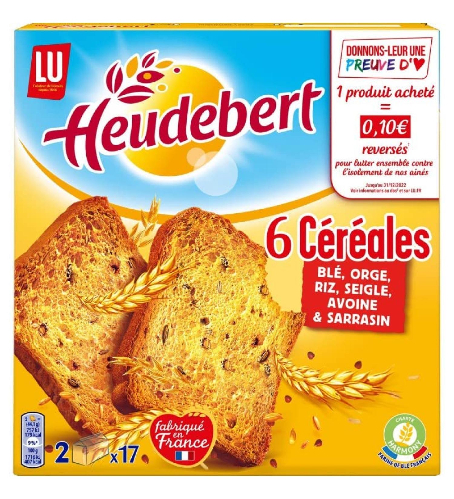 LU Heudebert Biscotte Cereal 300 g (Pack of 4) - Buy Online on GoSupps.com