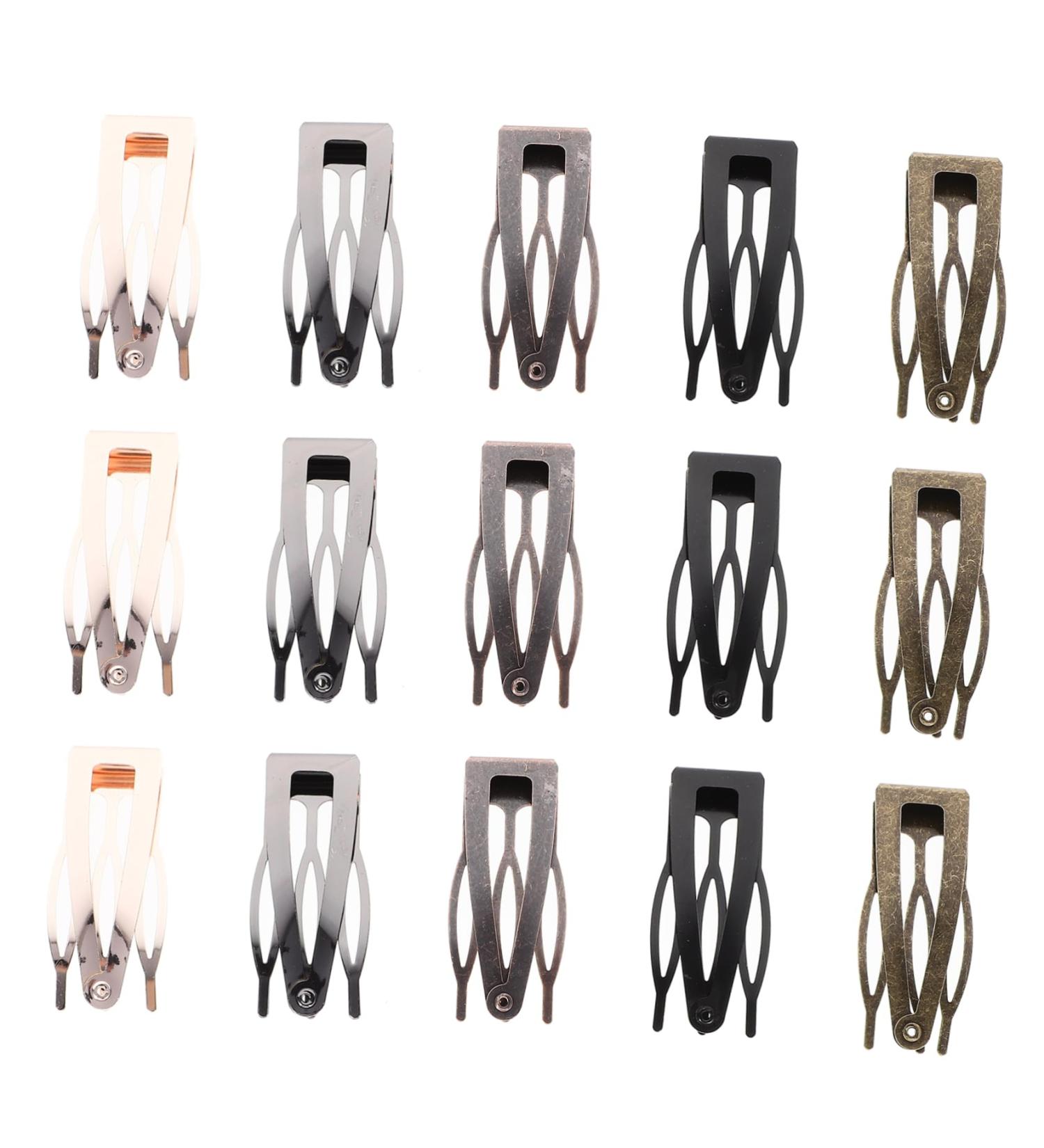 40 Pieces Instant Clips For Girls Small Hair Clips For Women Snap Hair Clips Little Girl Headdress Short Hair Accessories Metal Women - Buy Online on GoSupps.com