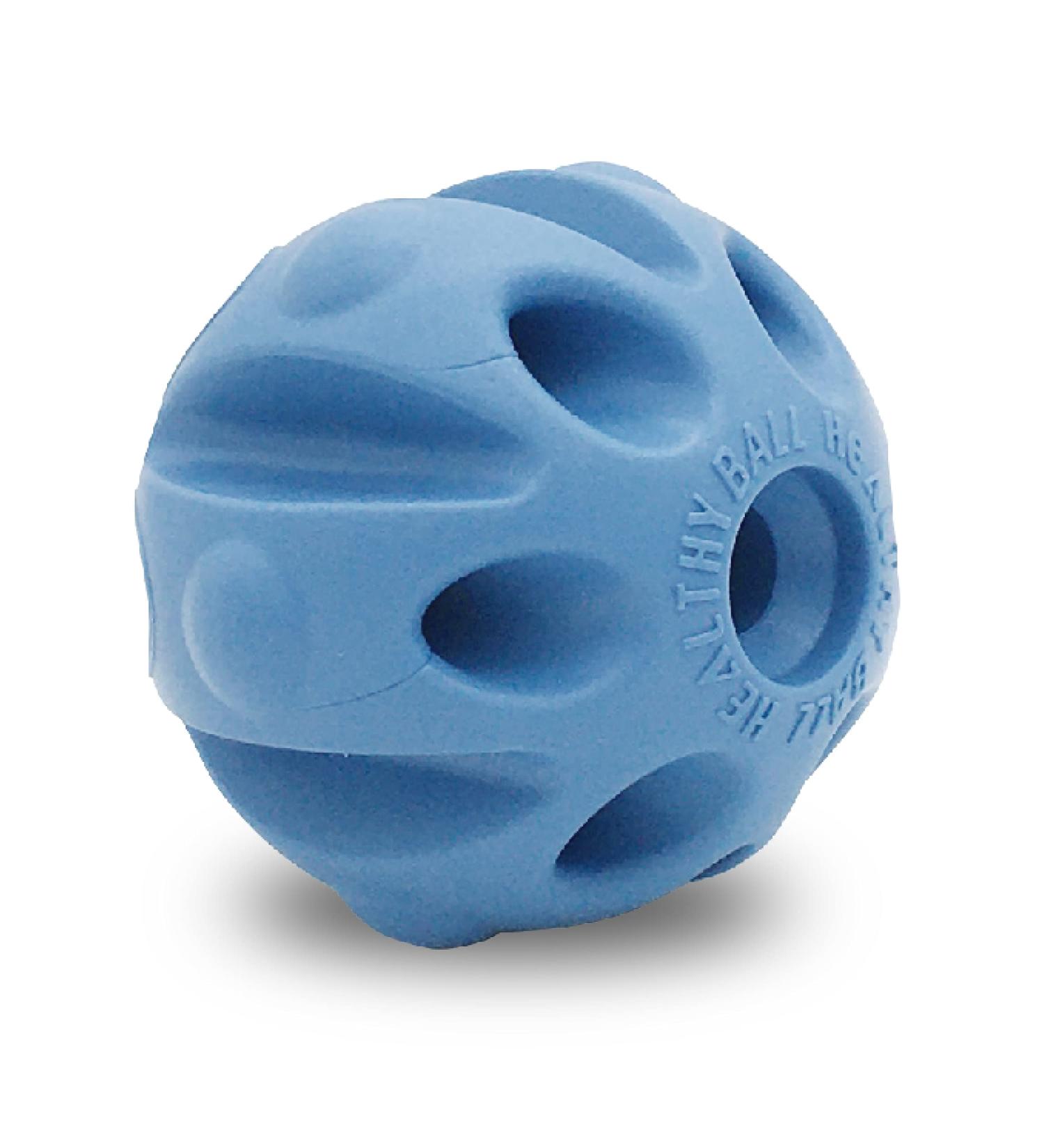 Petp l Durable TPE Rubber Dog Toys - Safe Frisbees Balls & Chewing Bones for Large & Small Dogs - Water & Swimming Fun - 6.5cm Blue - Buy Online on GoSupps.com