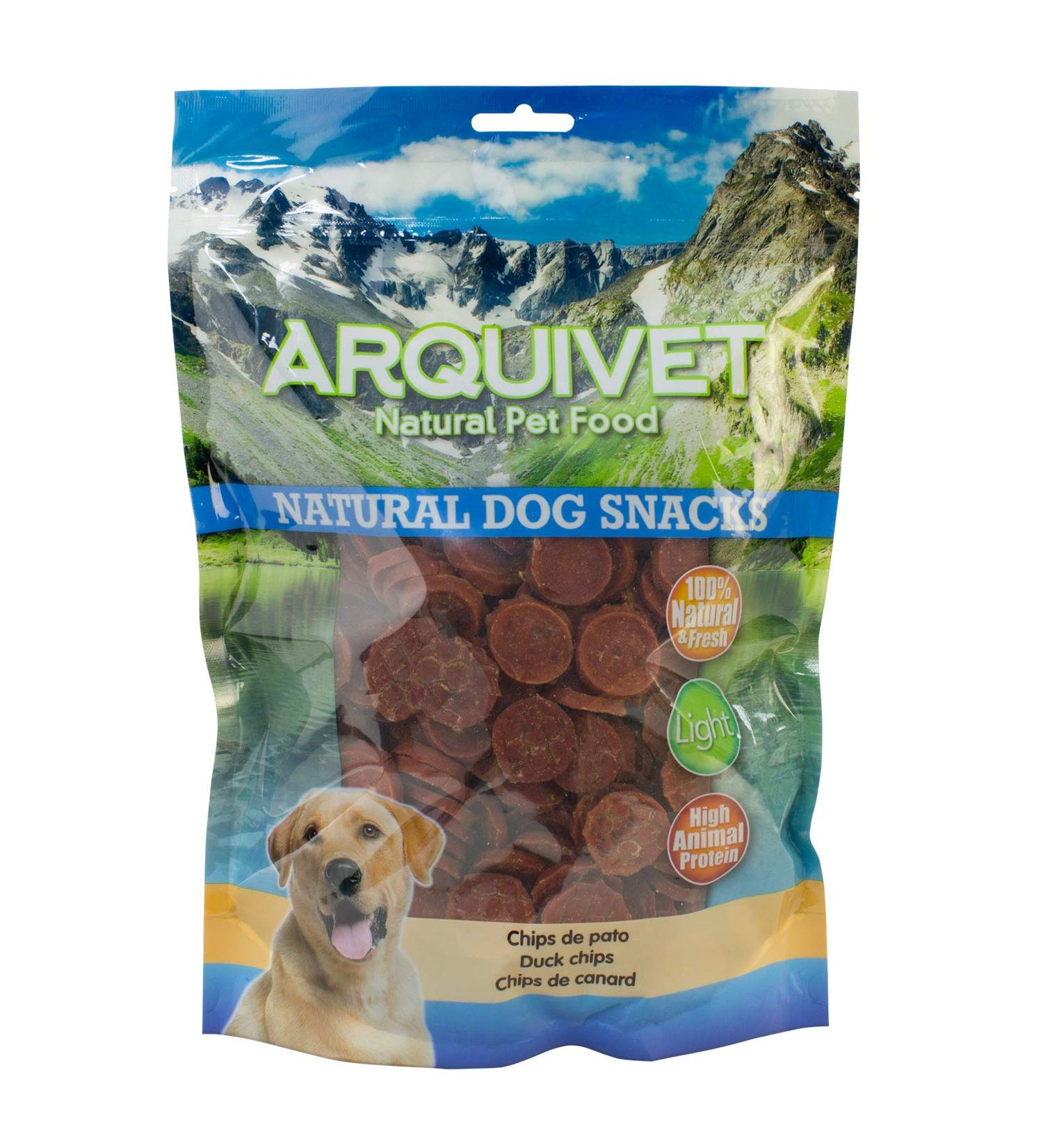ARQUIVET Duck Chips 1 Kg - 100% Natural Dog Snacks - Canine Bites Rewards & Treats - Buy Online on GoSupps.com