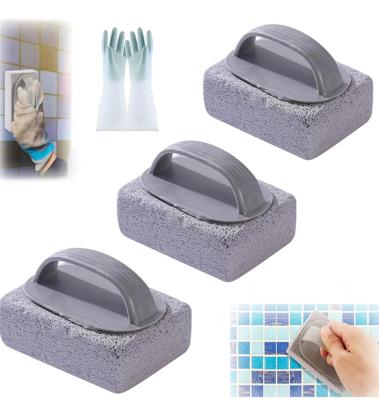 Hand-Held Pools Pumice Stone Pumice Stone for Pool Cleaning Pool Cleaning Block with Handle Swimming Pumice Pool Tile Stone for Clean Pool Tile Scrubbing Scouring Stone for Swimming Pools (3pcs) - Buy Online on GoSupps.com