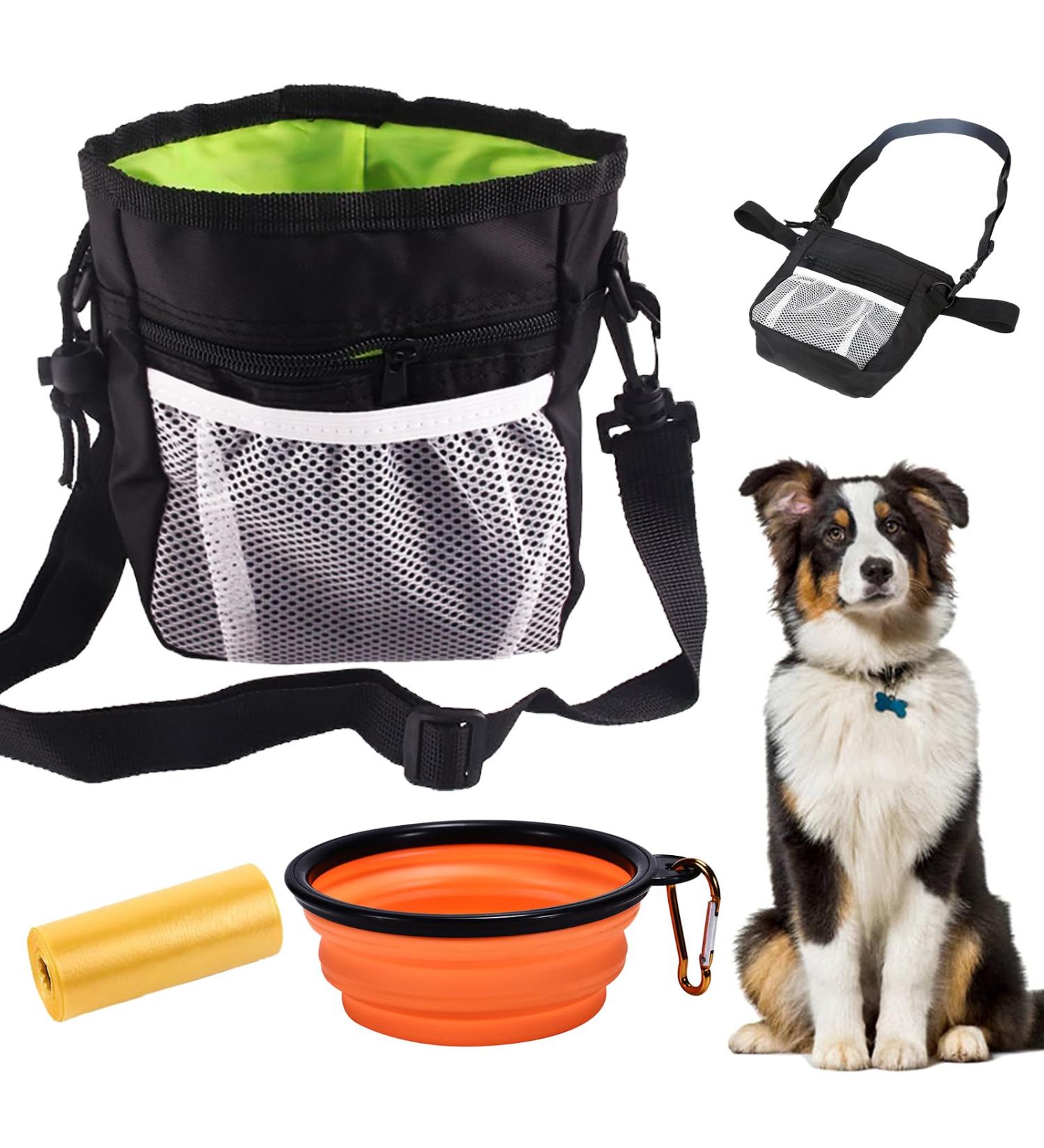 BDSHUNBF Dog Treats - Premium Training Treats & Poop Bag Dispenser for Dogs | Perfect for Pet Training & Outdoor Walks - Buy Online on GoSupps.com