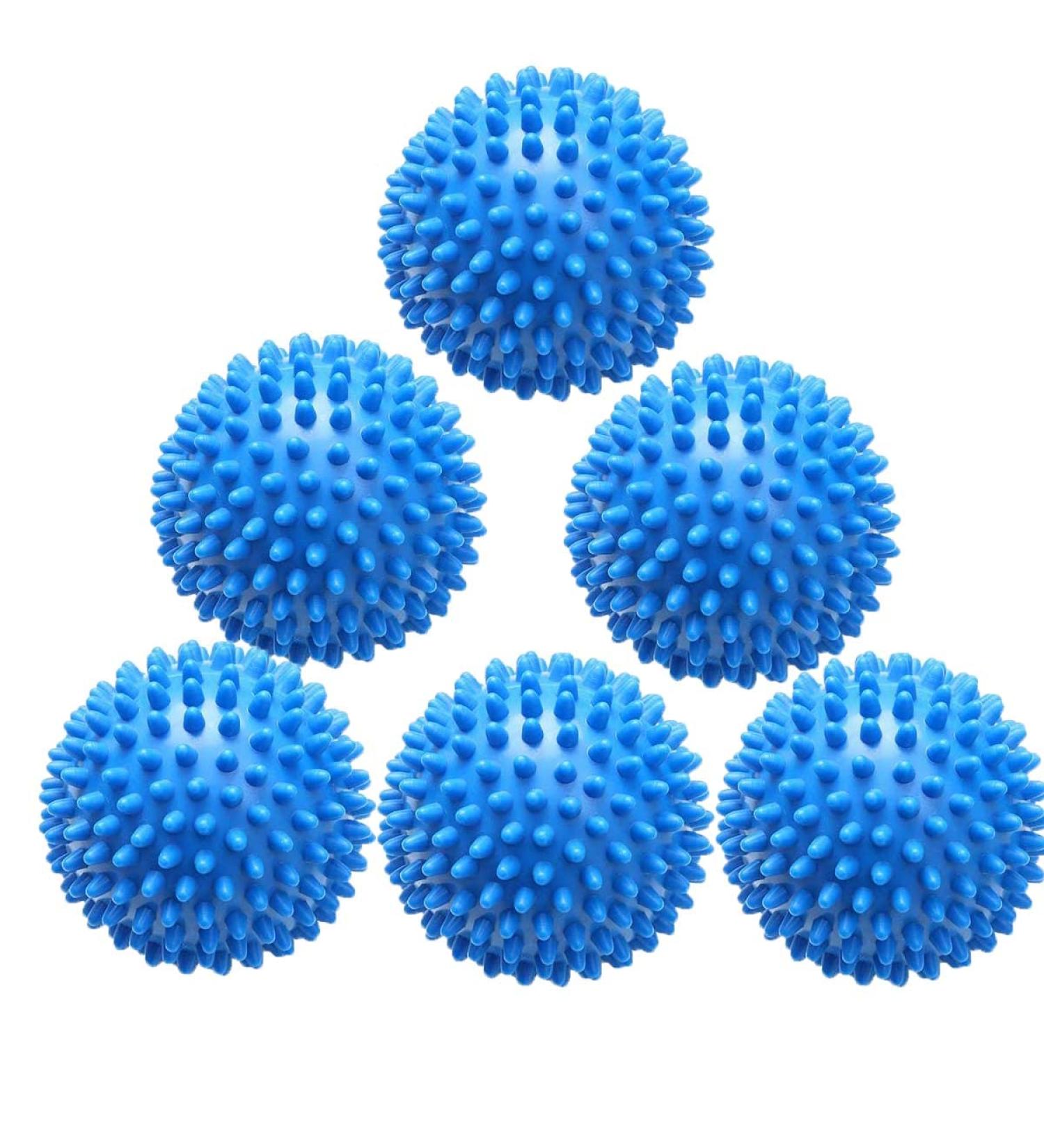 Reusable Dryer Balls Tumble Laundry Wash Balls Non Melt Dryer Balls for Speeding Drying and Reducing Creases for Clothes (Blue) - Buy Online on GoSupps.com