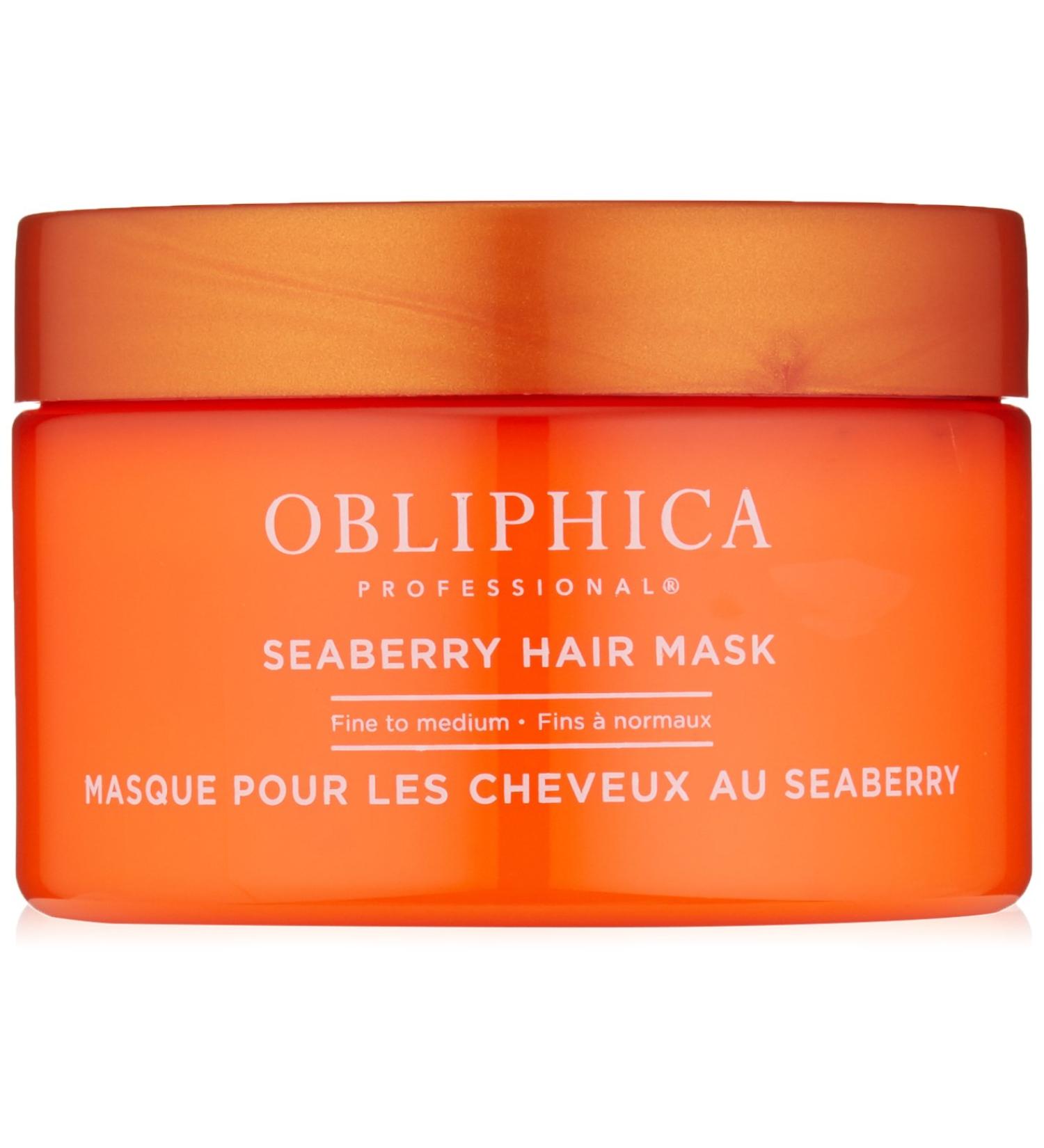 Obliphica Professional Seaberry Hair Mask 8.5 oz - Nourishing Hair Treatment - Buy Online on GoSupps.com
