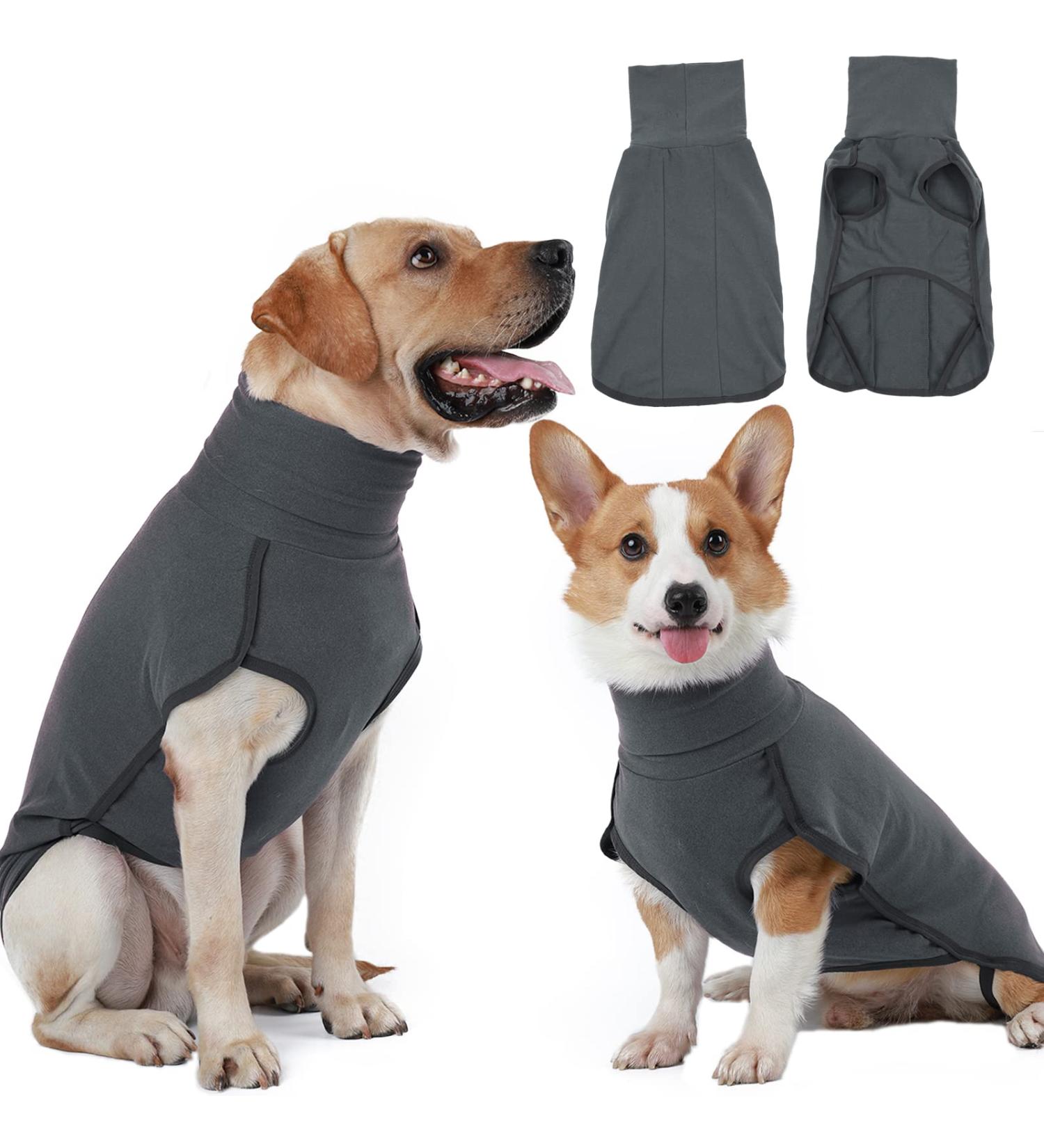 Hjyokuso Dog Fleece Vest Sweater for Large Black Dogs - Warm & Lightweight Winter Coat for Cold Weather - Puppy Clothes Jacket - Buy Online on GoSupps.com