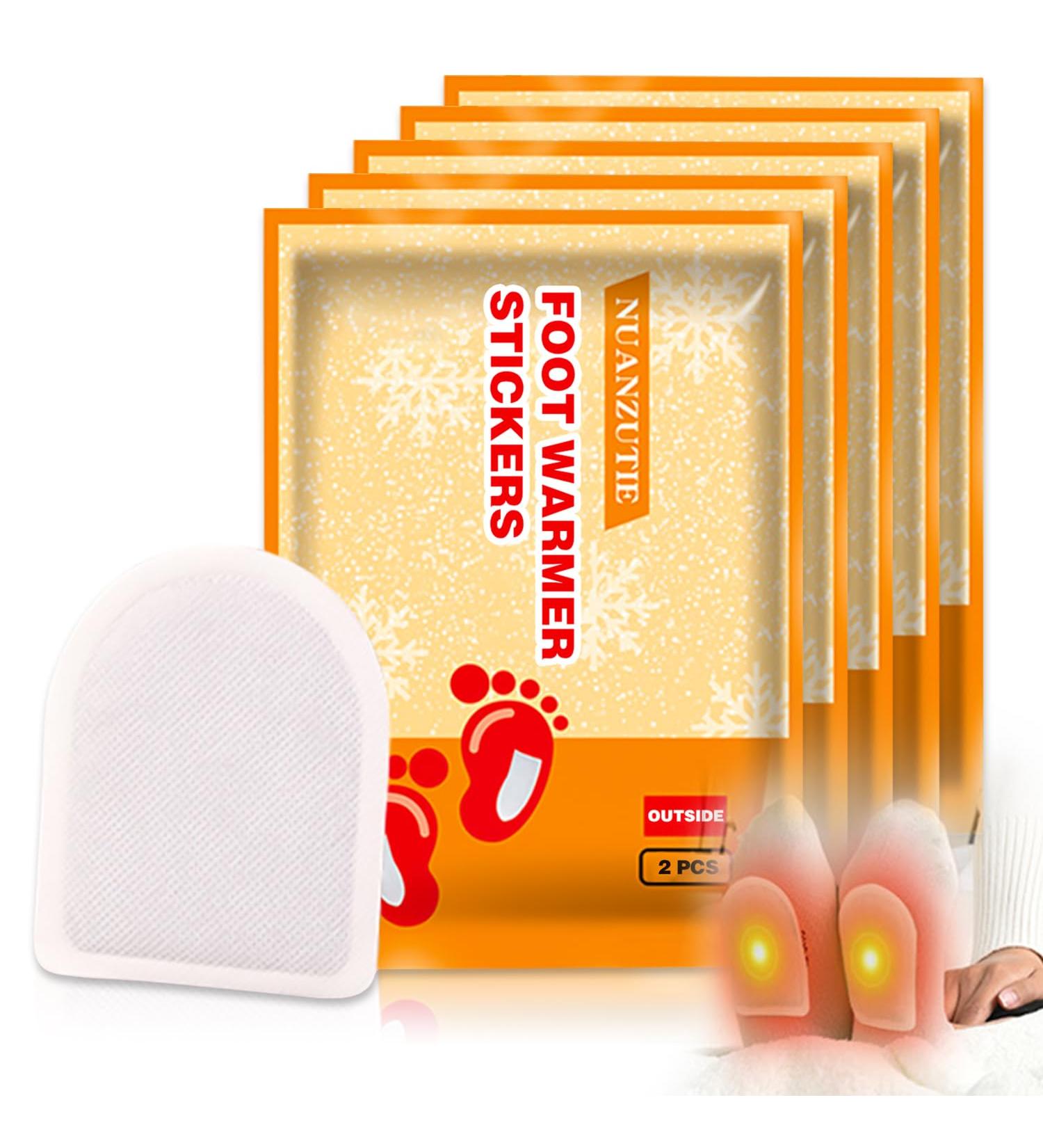 Buy Premium Foot Warmers - Self-Adhesive Heat Pads for 6 Hours of Comfort - Extra Thin & Soft - All Sizes (10 Pack) - Buy Online on GoSupps.com