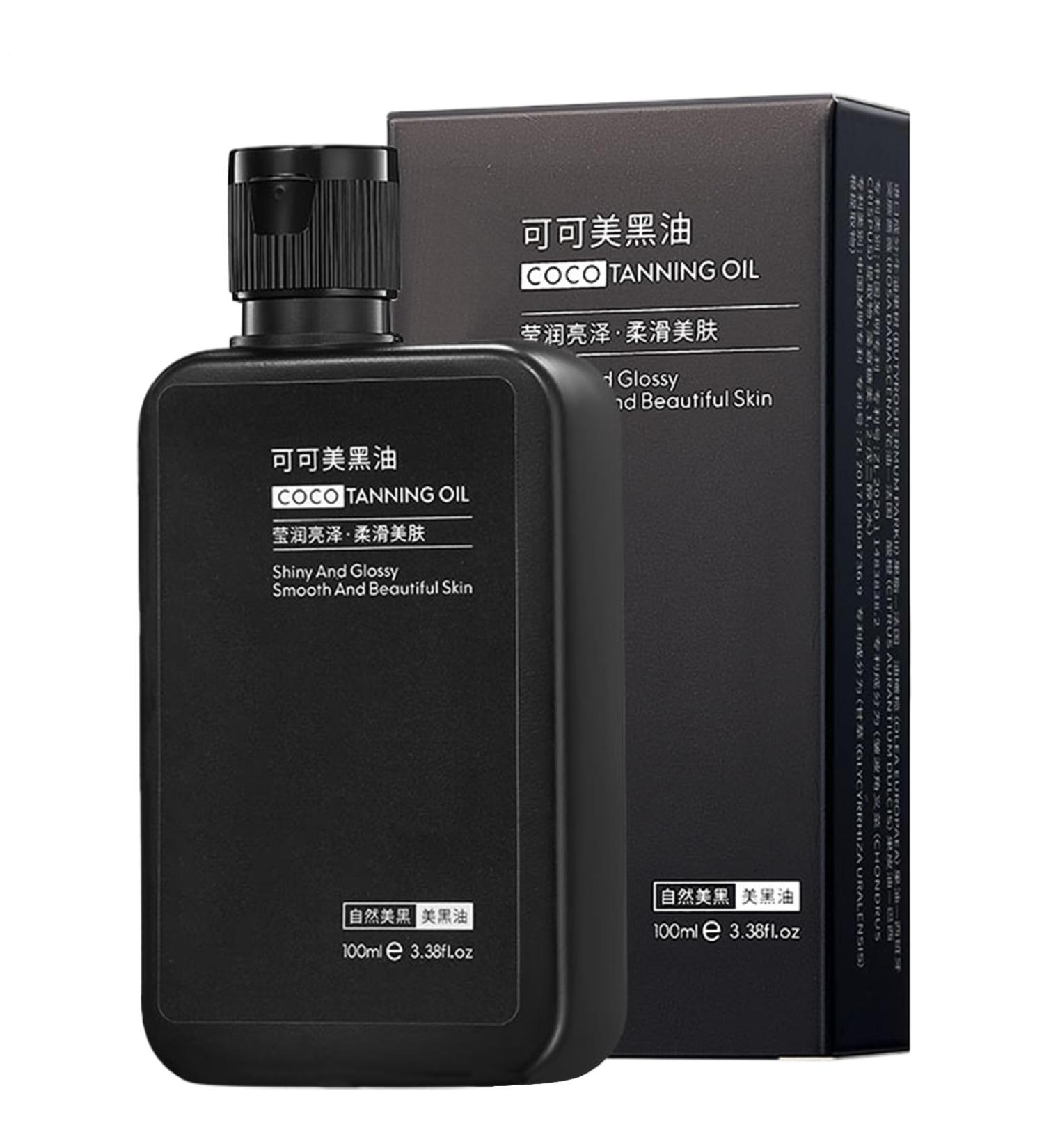  Mimoqk Tanning Oil Skin Tanner 100 ml Natural Liquid Ultra Fast Absorbing Intensifier Moisturizing Complex Enhanced Facial Radiance Sunbathing Formula for Outdoor Indoor - Buy Online on GoSupps.com