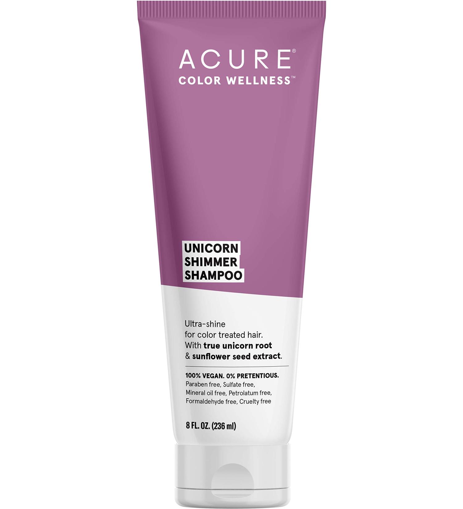 ACURE Unicorn Shimmer Shampoo - 100% Vegan Ultra-Shine Formula for Color Treated Hair | 8 Fl Oz - Buy Online on GoSupps.com