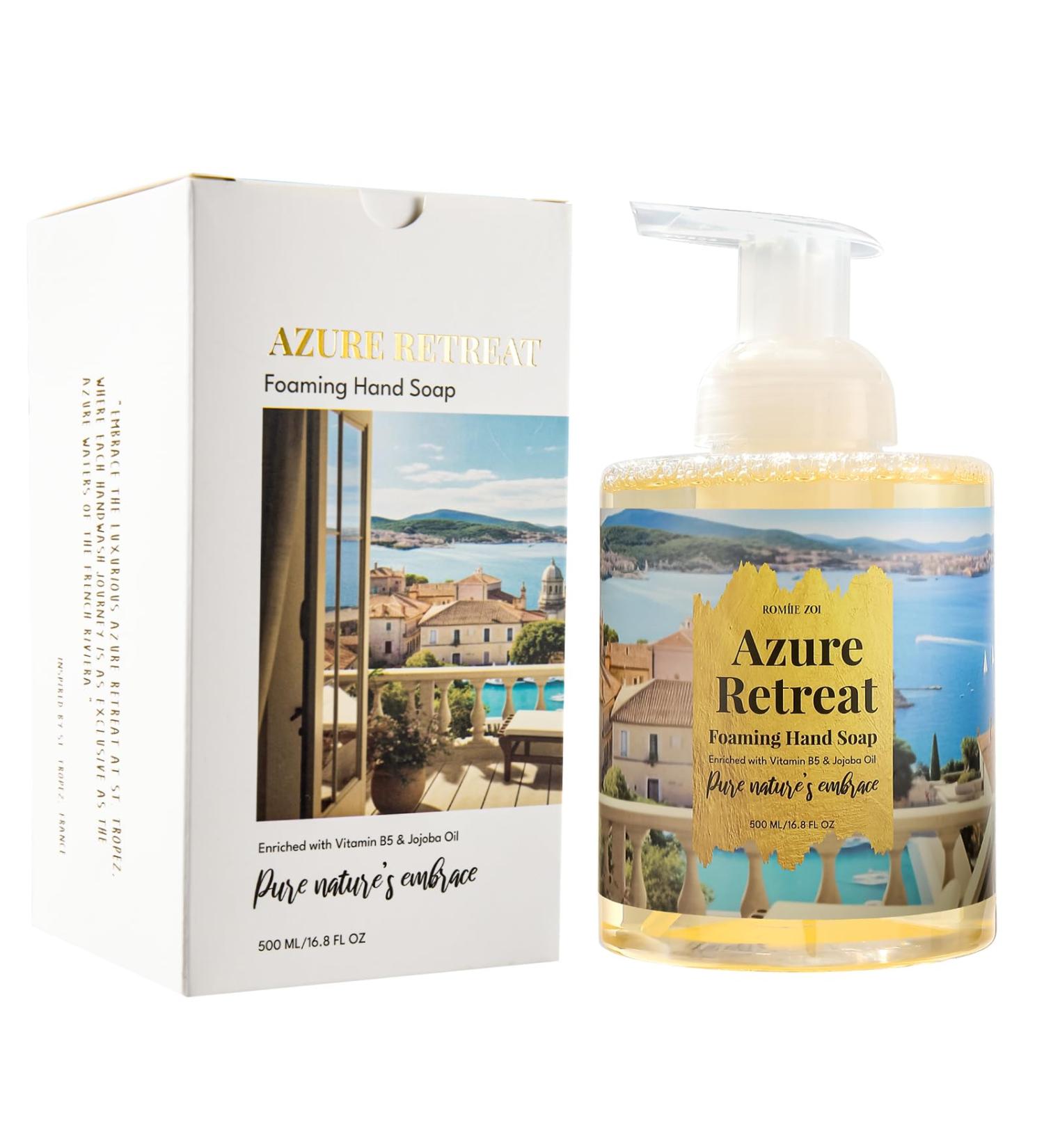 St. Tropez Azure Retreat Foaming Hand Soap - Isle Embrace Fragrance 500ml | Luxurious International Shipping - Buy Online on GoSupps.com