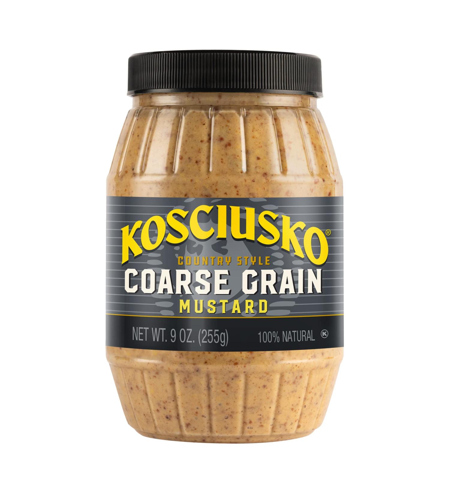 Plochman's Kosciusko Country-Style Coarse Grain Mustard 9oz - Hearty Country Classic - Buy Online on GoSupps.com