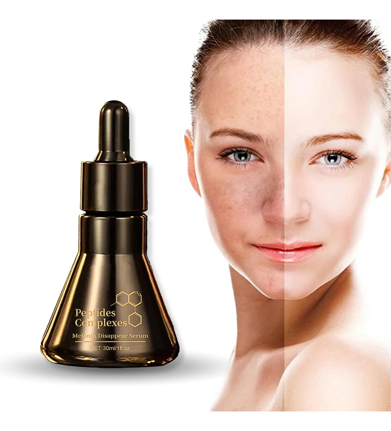 Tongyend Peptide Serum Collagen Peptide Face Serum Dark Spot Remover for Face Anti Aging and Anti Wrinkle Hydrating Serum Skin Brightening Serum Correcting Melanin Repairs Skin Serums 30ml - Buy Online on GoSupps.com