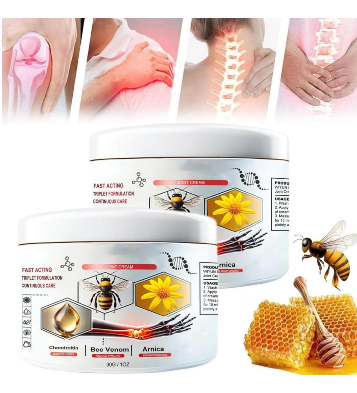 Buy Bee Venom Ointment & Cream for Pain Relief Warts Treatment & Healing | International Shipping - Buy Online on GoSupps.com