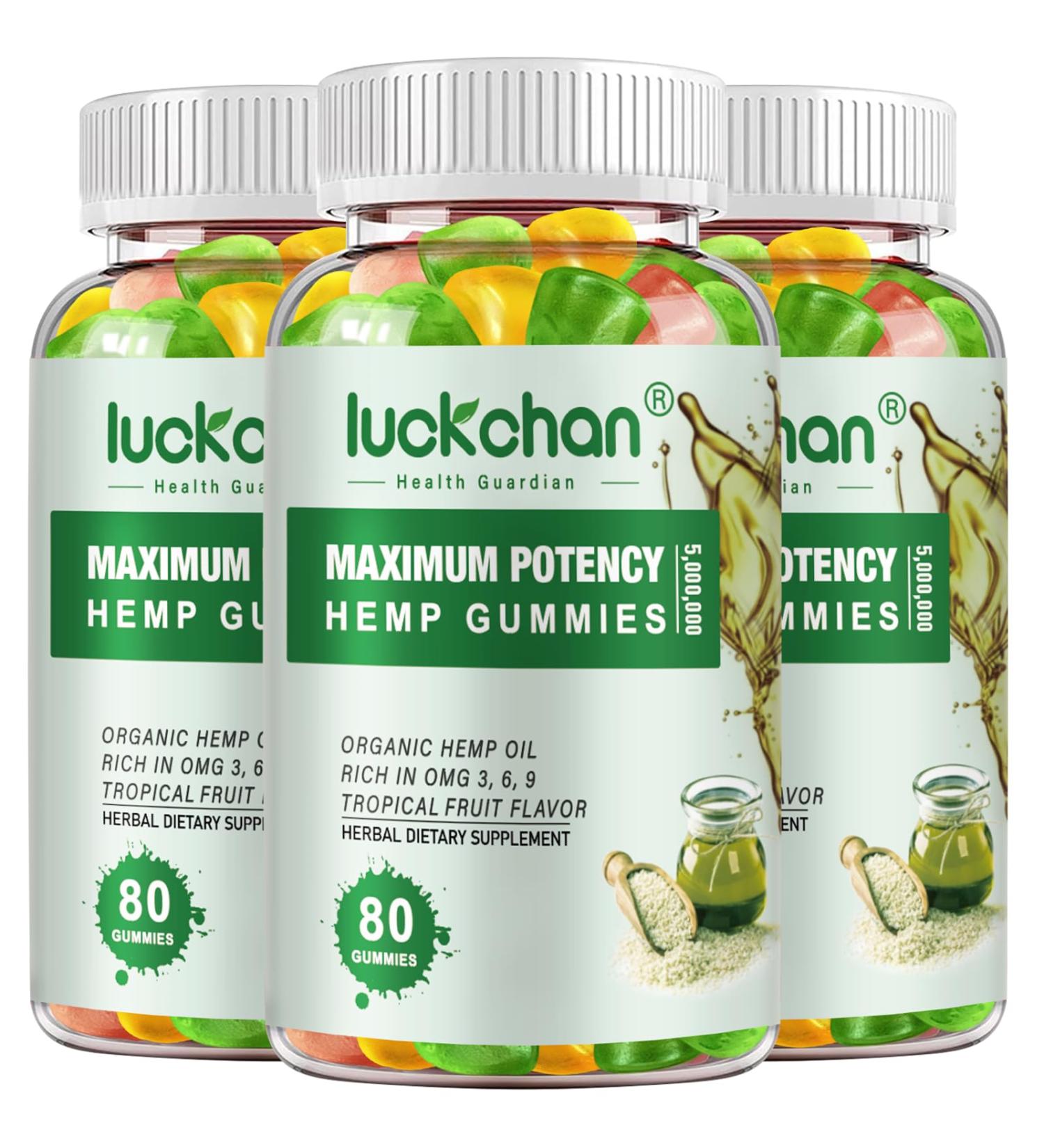 Hemp Gummies High Potency for Sleep Pain Anxiety- Pure Extra Strength Organic H mp Oil Gummies - (3 Packs) 100% Natural Bear Hemp Gummy for Adults - Buy Online on GoSupps.com