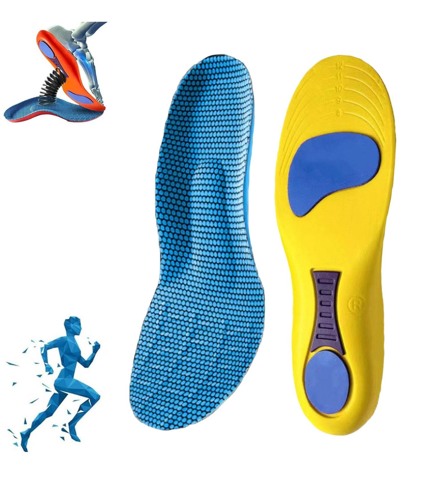 Shop Norelie Orthopedic Insoles for Plantar Fasciitis - Yellow Size 37-38 | Comfortable Support for Arch & Vaulted Feet - Buy Online on GoSupps.com
