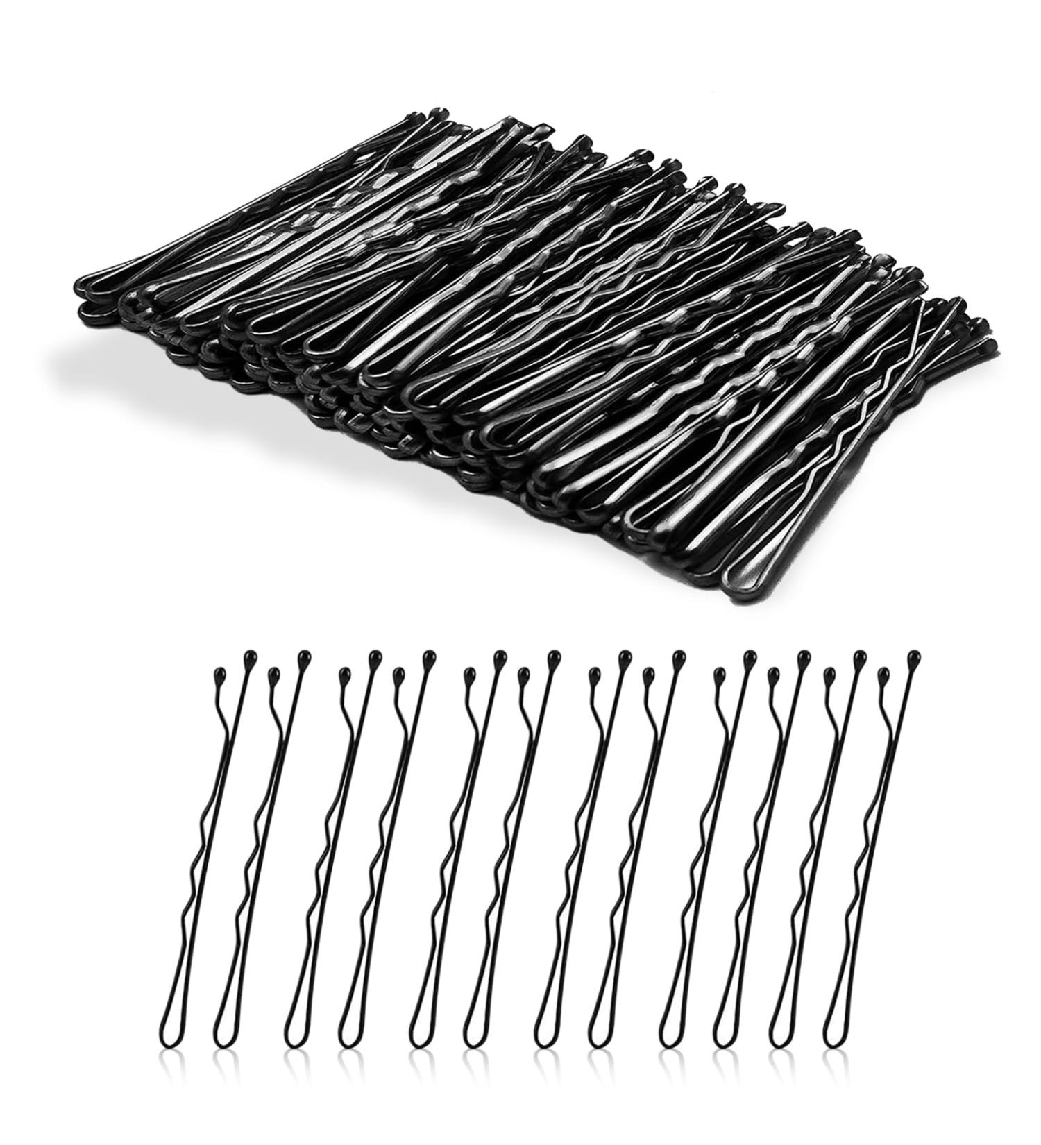 180-Piece Bobby Pins Hair Clips Set with Storage Box - Women's Girls Hair Grips in Black, Blonde, and Brown - Buy Online on GoSupps.com