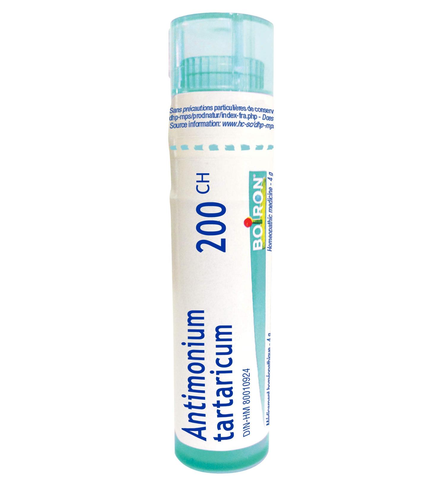 Antimonium Tartaricum 200CH Boiron Homeopathic Medicine - Buy Online on GoSupps.com