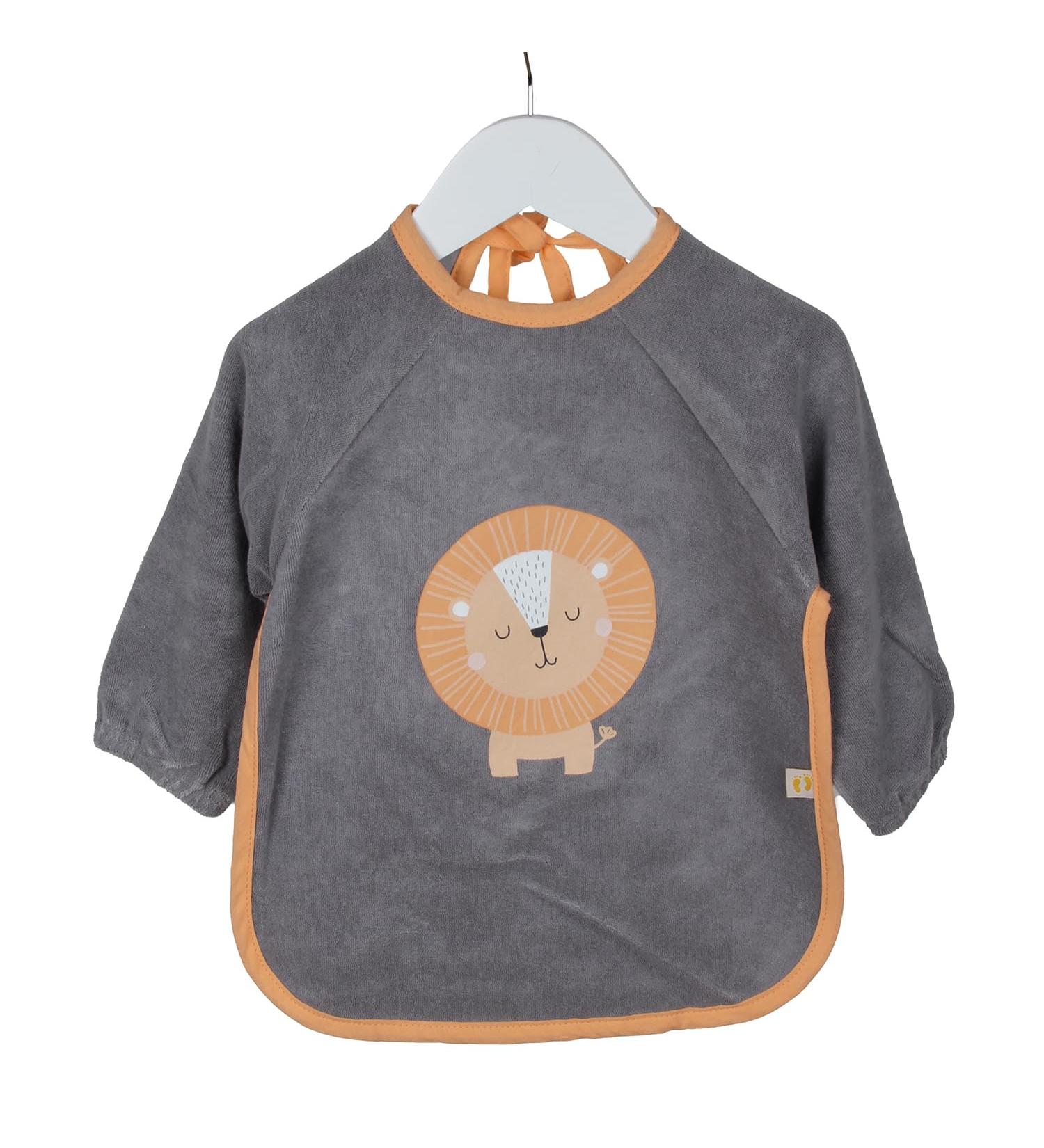 Buy Schlummersack Waterproof Baby Bib with Long Sleeves - Safari Designs for Boys & Girls (6-24 Months) - Buy Online on GoSupps.com