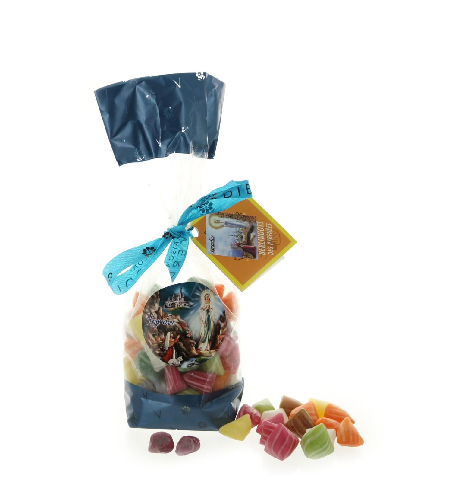 Bag of fruity Berlingots sweets from the Pyrenees 250g - Pyrenean and regional flavor - Christian worship in