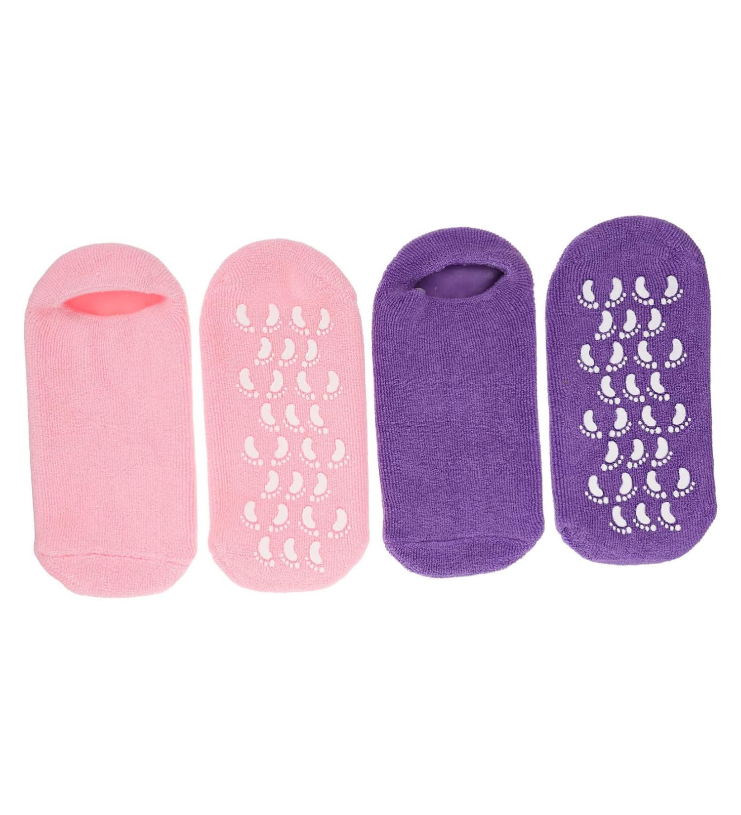 FOMIYES 2 Pairs Gel Socks Heel Socks Heel Repair Sock Foot Softening Foot Covers My Cart Items Spa Socks Moisturizing Socks Essential Oil Care Socks Lotion Vegetable Gel Repair Socks Miss 22x10x1cm - Buy Online on GoSupps.com