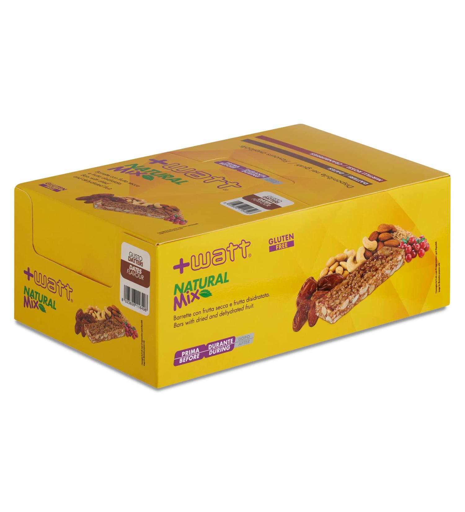 WATT Natural Mix Bar Pack of 24 energy bars of 30 g - Buy Online on GoSupps.com