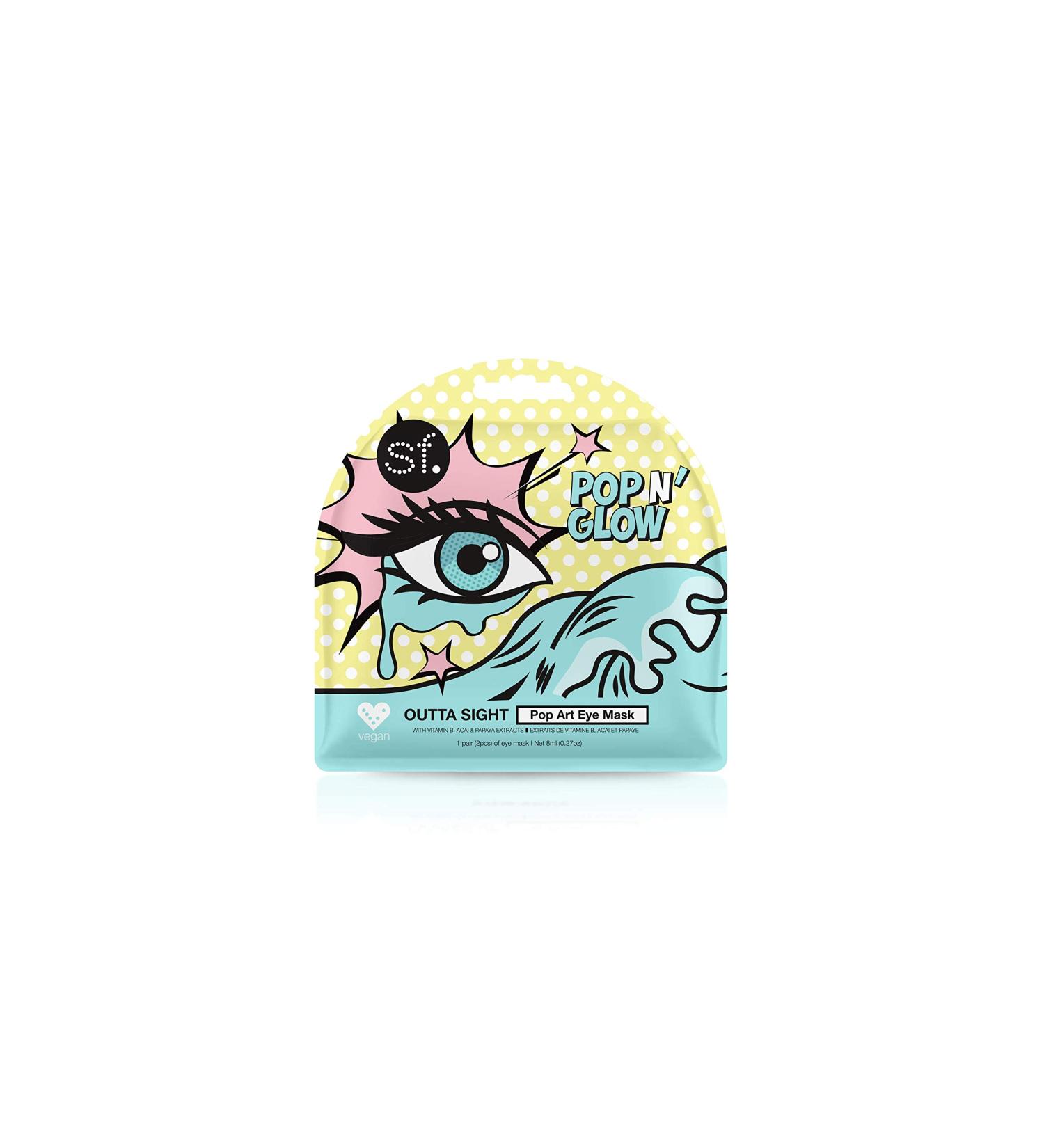 SFGlow POP n' Glow Outta Sight Pop Art Eye Mask 1 Eye Mask 0.27 oz (8 ml)