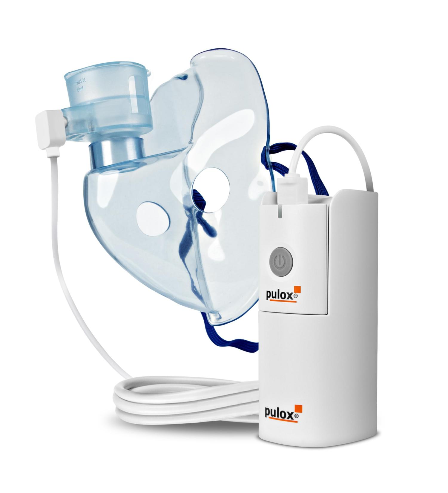 Pulox IN-200 VAPO Portable Nebulizer - Durable Inhalation Device for Kids & Adults | Relief for Colds & Asthma - International Shipping Available - Buy Online on GoSupps.com