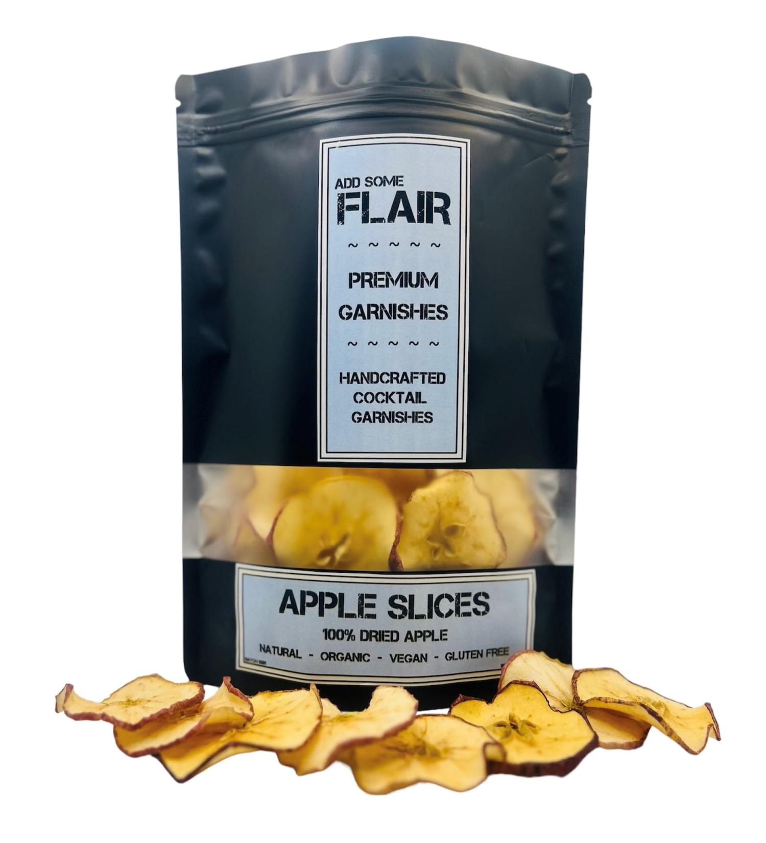 Dried Apple Slices - Premium Dehydrated Cocktail Garnishes - 35 Servings (50g Approx) - Buy Online on GoSupps.com