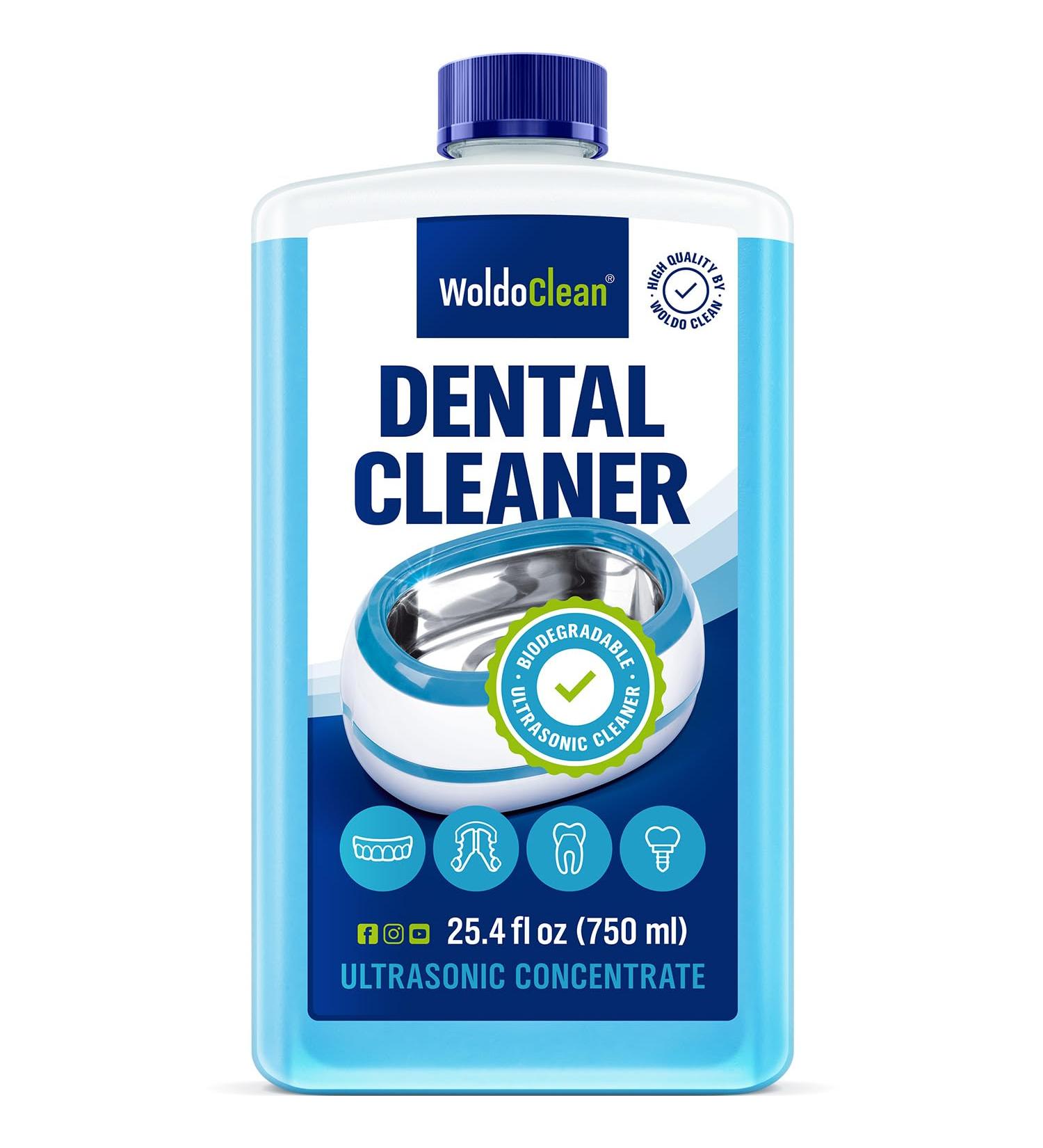 Dental Cleaner 750ml - Ideal Denture Cleaning Concentrate for 50L of Cleaning Fluid | International Shipping - Buy Online on GoSupps.com