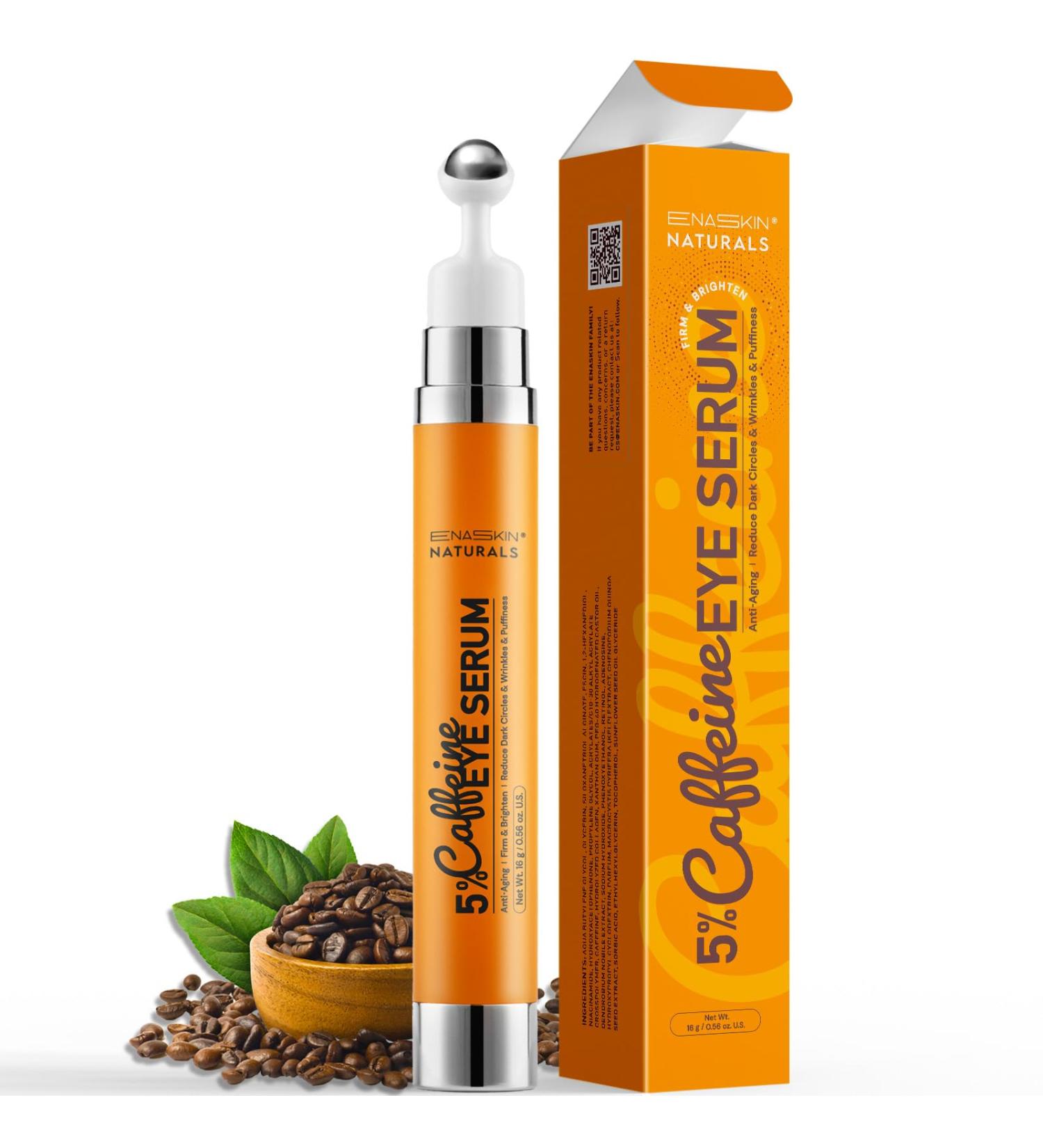 Under Eye Serum for Puffiness & Dark Circles | Caffeine Treatment for Eye Bags & Wrinkles - Fast Results in 2 Weeks - Buy Online on GoSupps.com