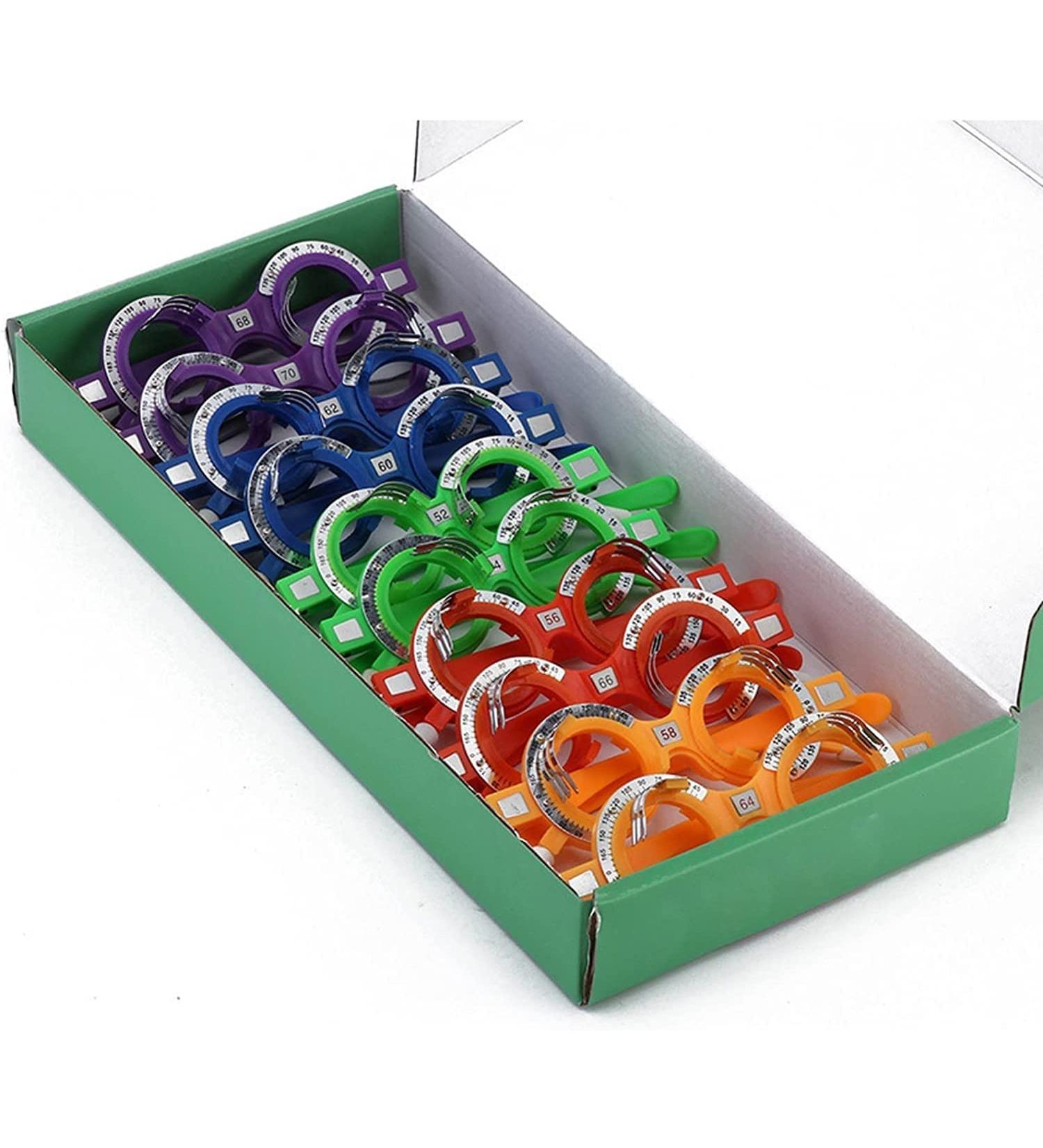 10 Pack Colorful Optical Glasses Frames - Versatile Optometry Glasses for Eye Tests (PD 52mm - 70mm) - Buy Online on GoSupps.com