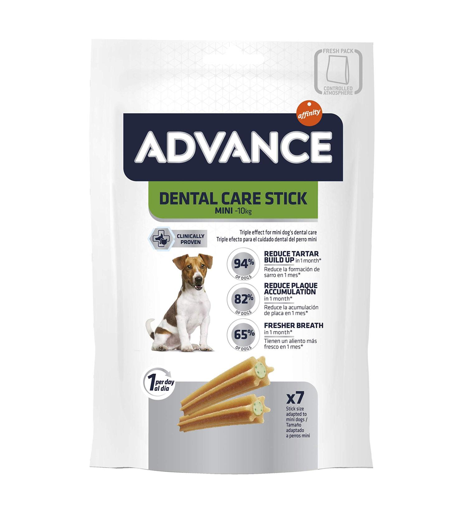 ADVANCE Snacks - Dental Care Stick for Dogs Mini - 90gr - Buy Online on GoSupps.com