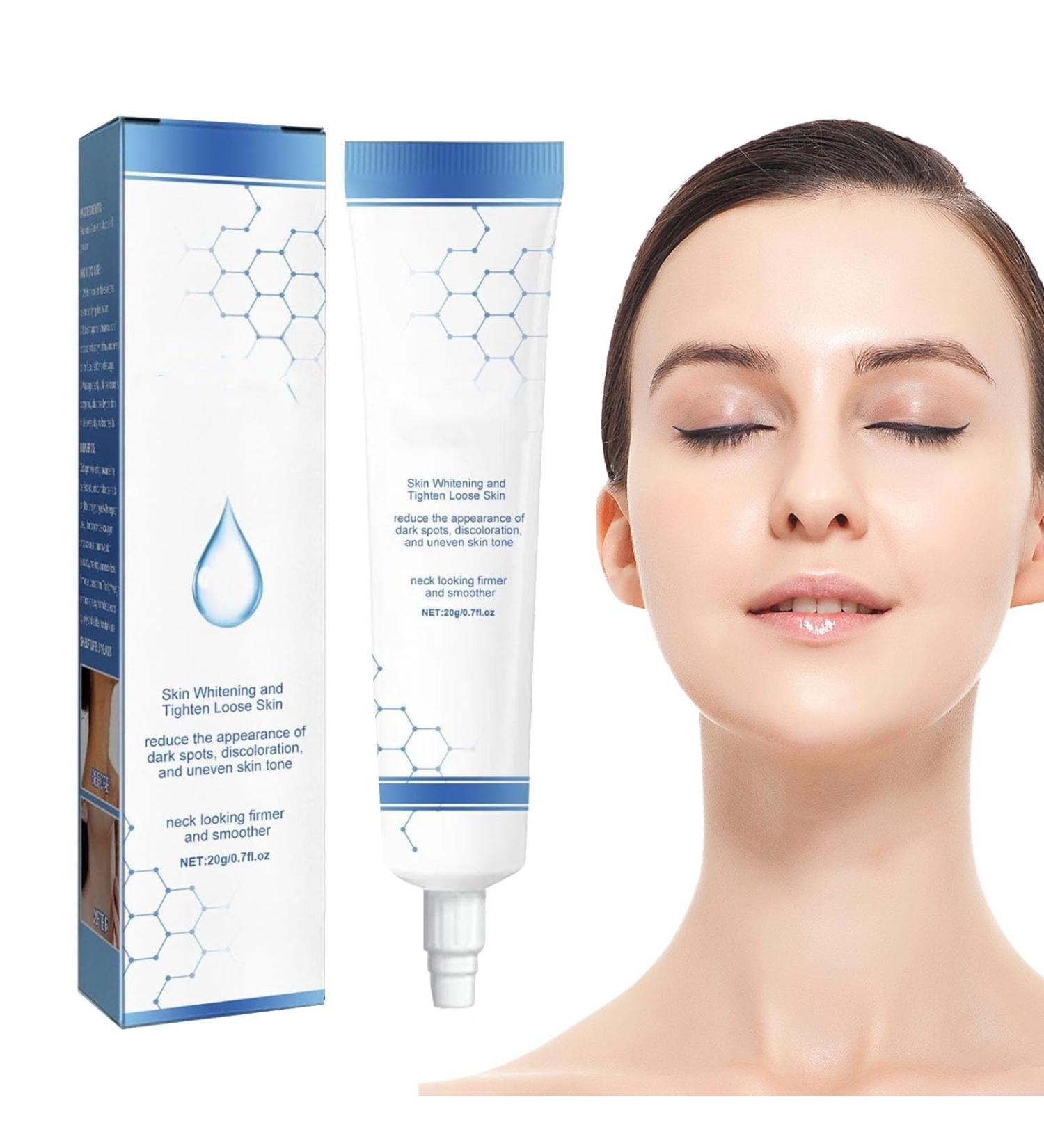 ThrivingAura Neck Firming Cream Collagen-Enriched Neck Firming Cream by Double Chin Reducer Skin Tightening Solution Deep Hydrating for All Skin Types Effectively Lifting Sagging Skin Non-Greasy - Buy Online on GoSupps.com