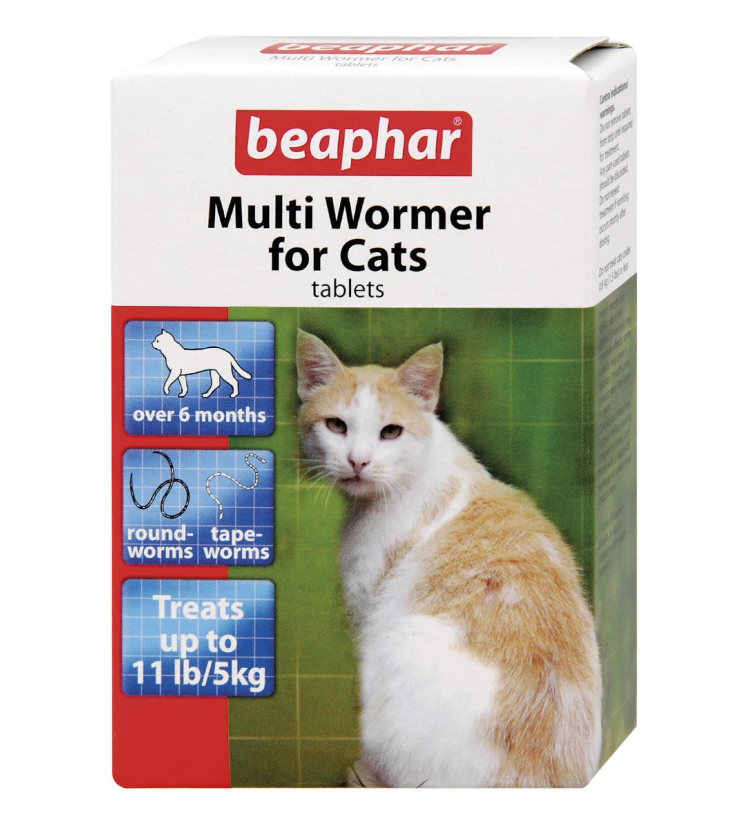 Beaphar Cat Multiwormer 12 Tablets (Pack of 6)