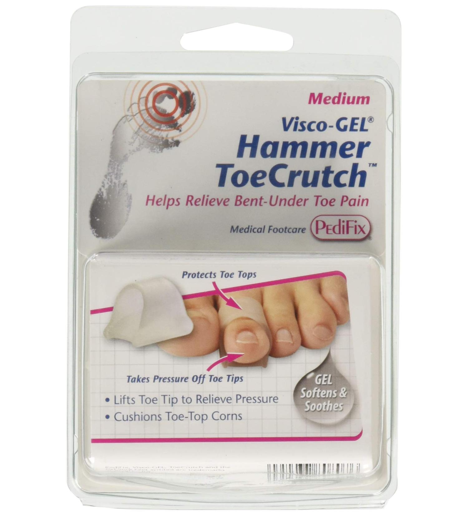 Buy Visco-Gel Hammer Toecrutch Pk/2 - Medium | International Shipping | Relief for Hammer Toes - Buy Online on GoSupps.com