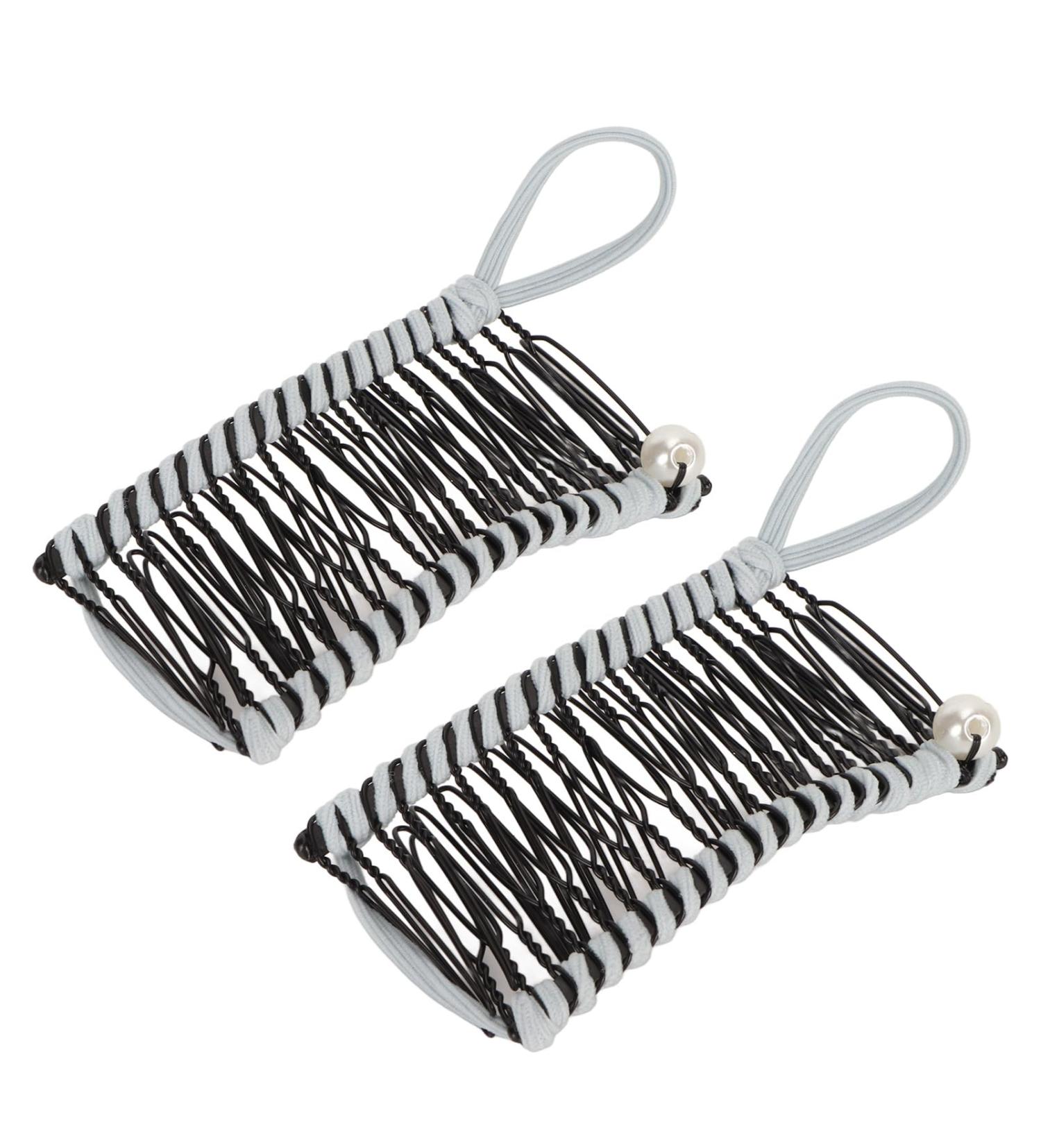 Vintage Cover Comb Tool Metal Weaving Stylish Easy to Use Comfortable Banana Hair Clips Sturdy and Elastic for Thick Wavy Curly Hair (Blue) - Buy Online on GoSupps.com