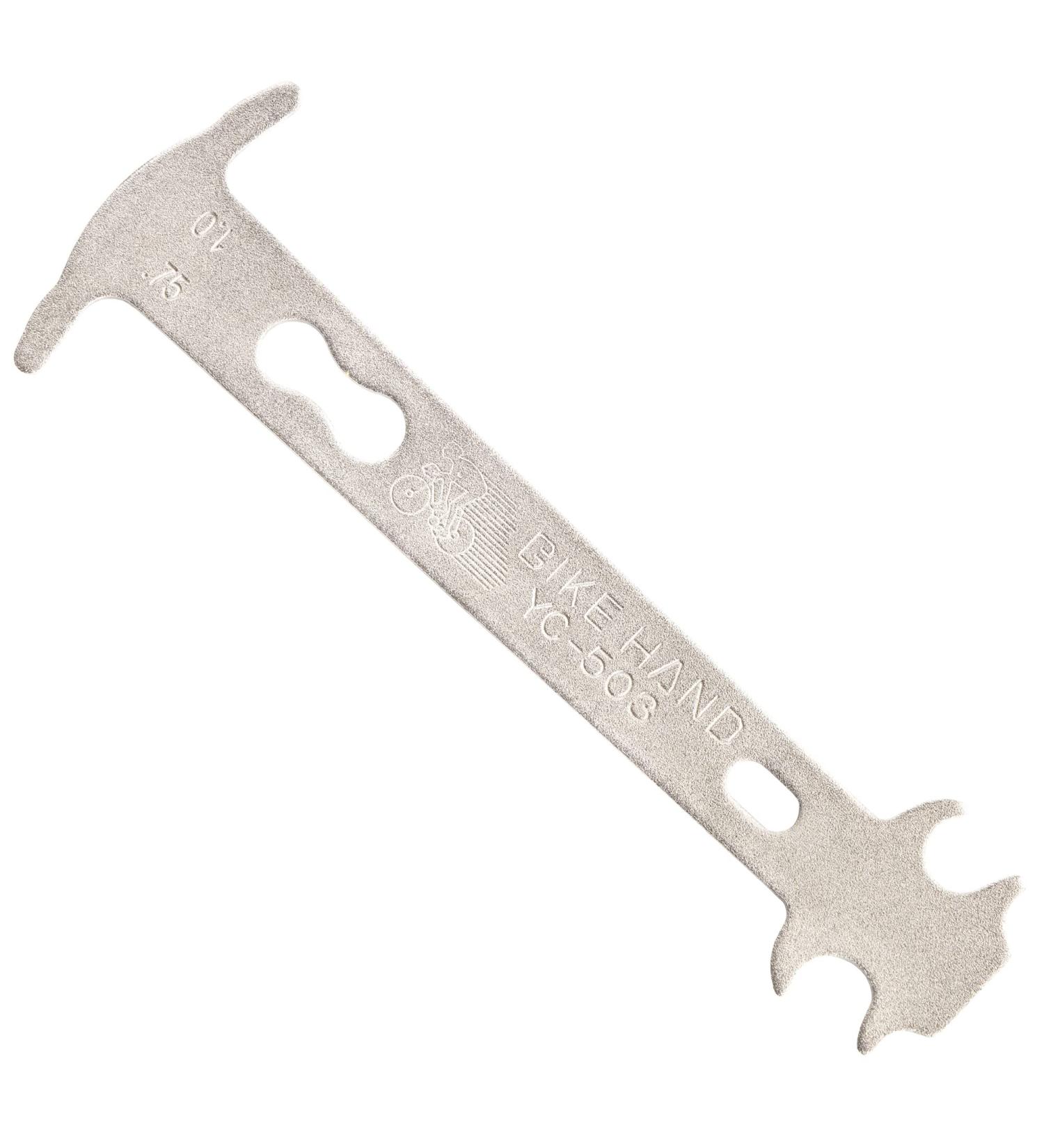 BIKEHAND Chain Wear Indicator Tool - Compatible with Shimano, Sram, Campagnolo, KMC - for 7 to 12 Speed Chains - Maintenance for Road, Mountain, and Hybrid Bikes - Buy Online on GoSupps.com