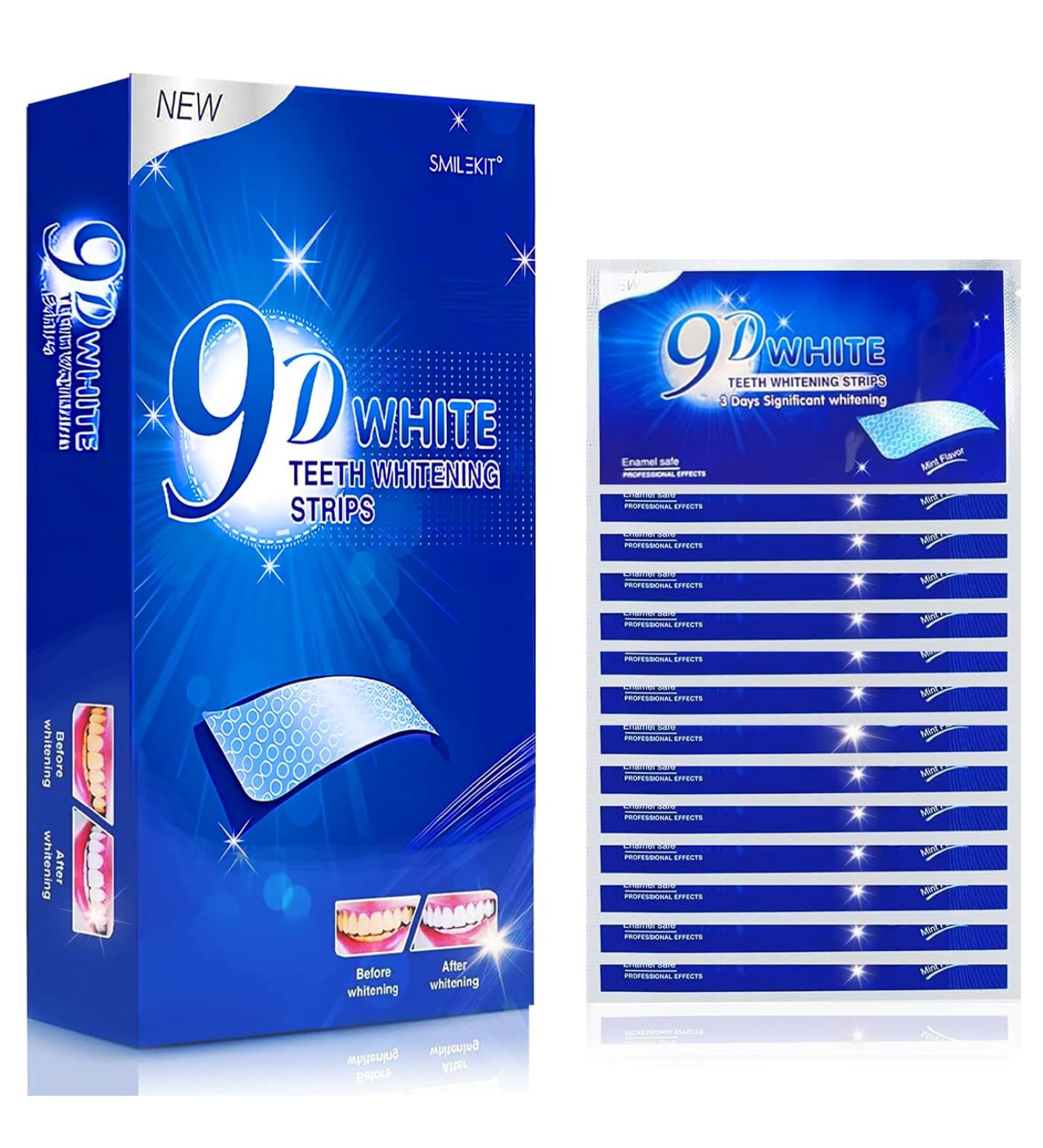 SSKHE 28-Piece 9D Tooth Whitening Set - Professional Non-Sensitive Formula for Deep Stain Removal - Buy Online on GoSupps.com