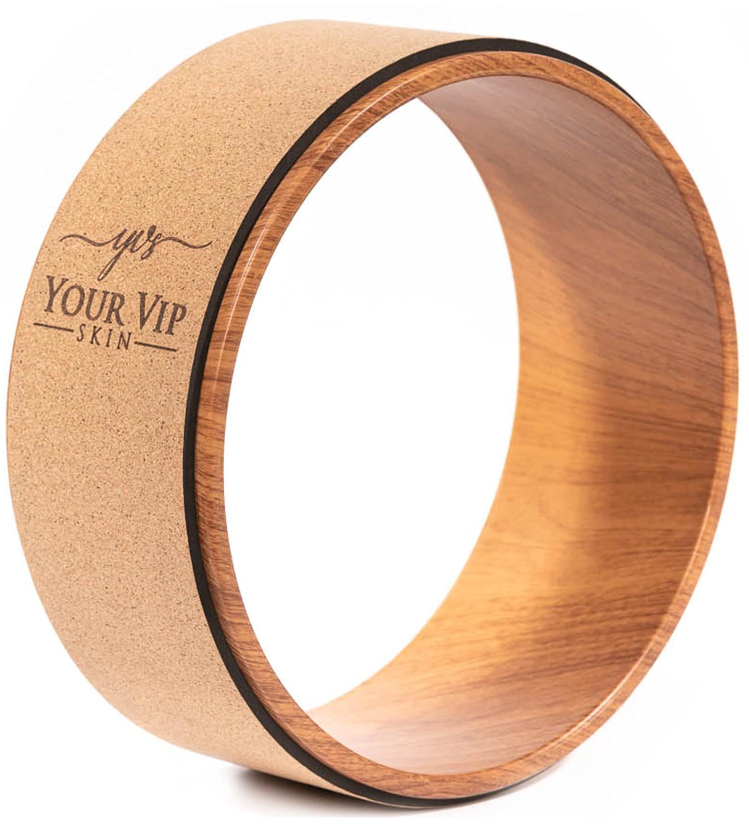 YVS Yoga Wheel & Cork Yoga Ring | Perfect for Yoga Pilates & Fitness - International Shipping - Buy Online on GoSupps.com