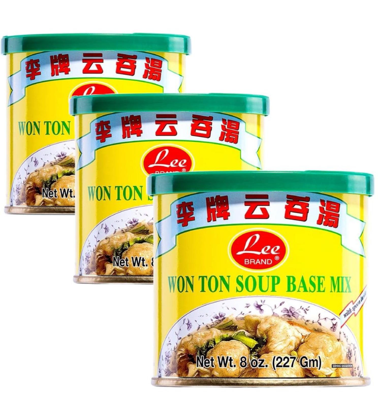 LEE Brand Won Ton Soup Base Mix Wonton Broth Seasoning 227g (Pack of 3) - Buy Online on GoSupps.com