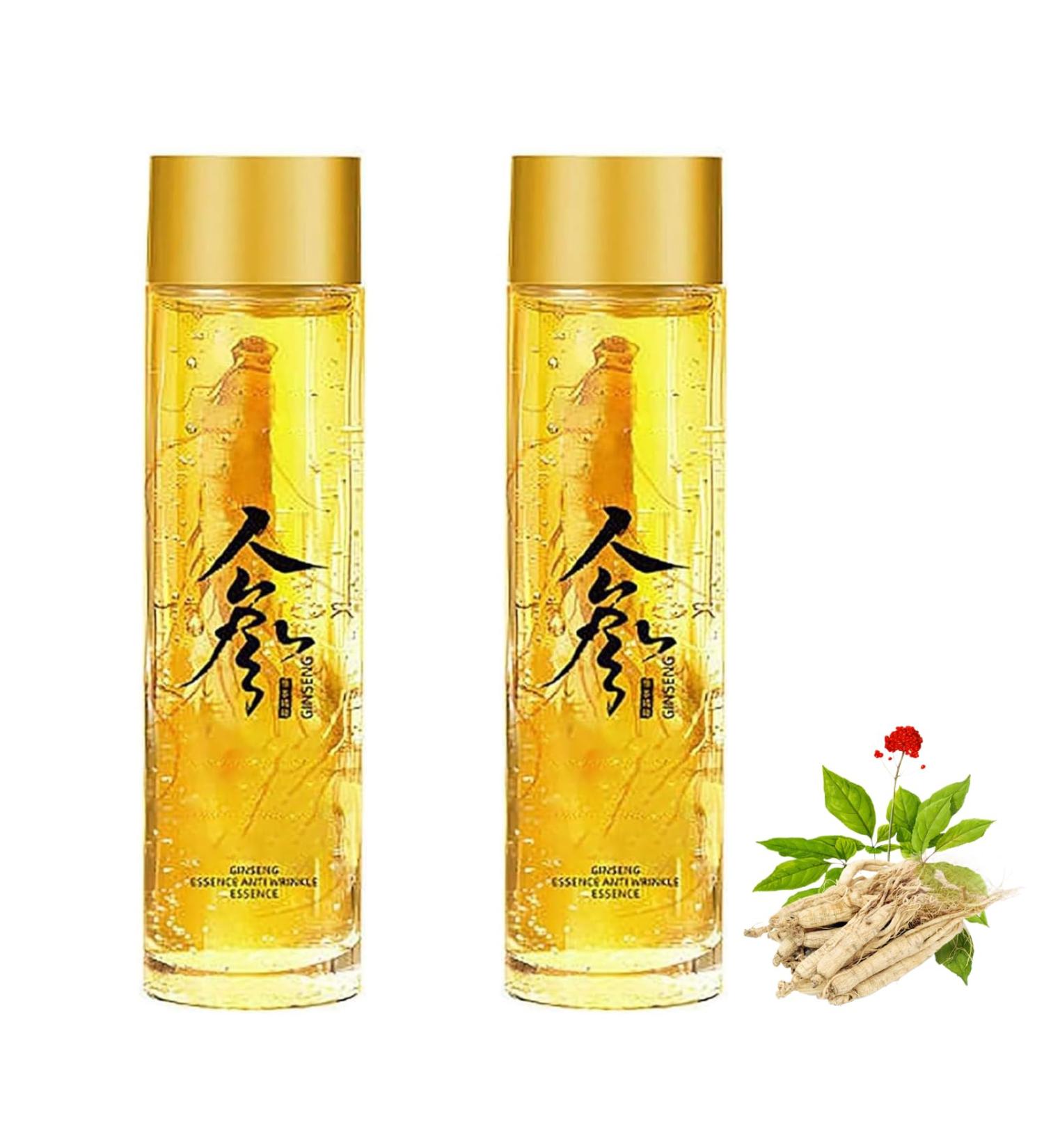 JUNYOUDA Ginseng Extract Liquid Anti-Wrinkle Original Serum Oil Korean Red Ginseng Essence for Anti Aging Ginseng Facial Essence Moisturizing 2PCS - Buy Online on GoSupps.com
