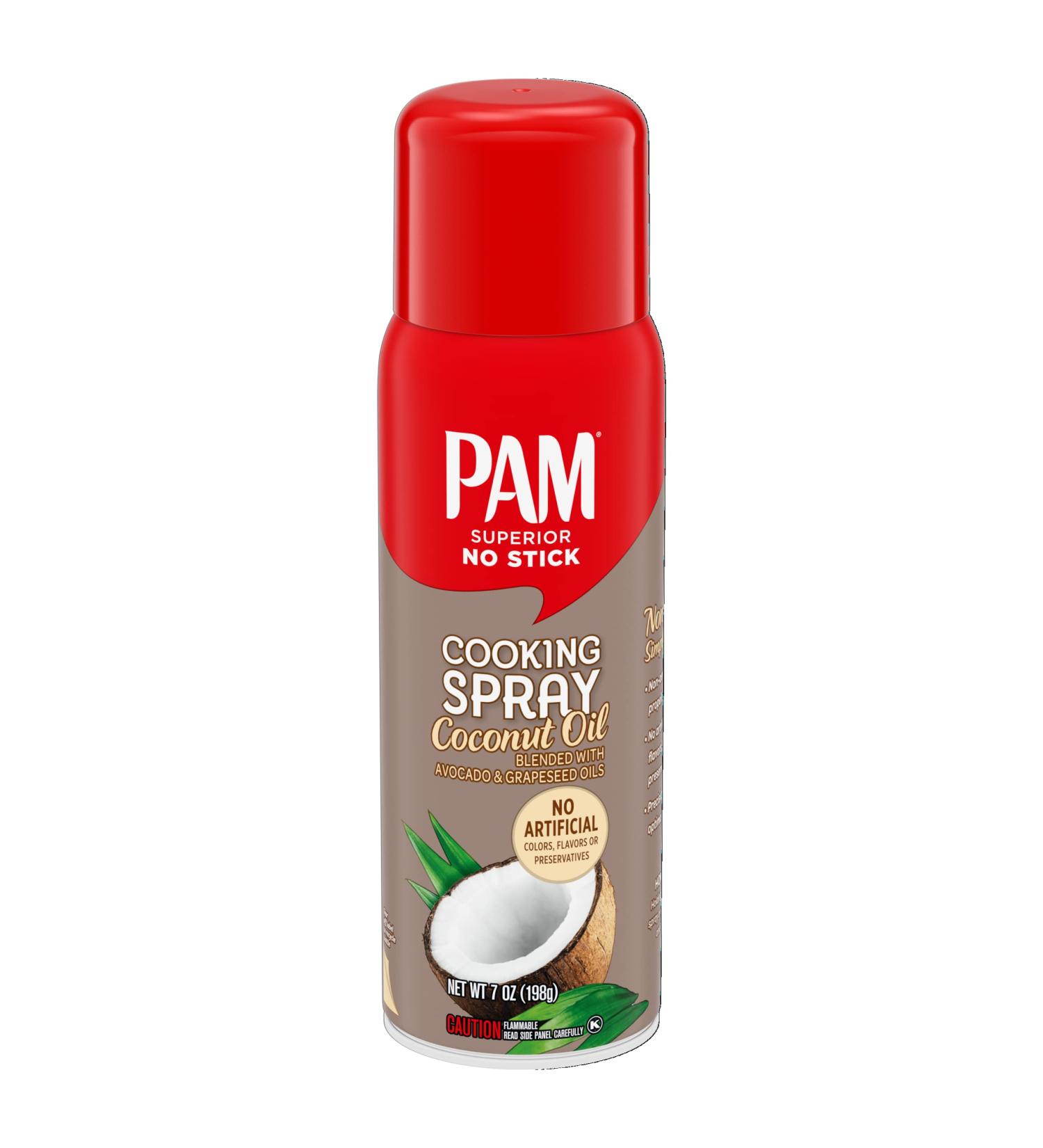 PAM Coconut Avocado Grapeseed Oil Cooking Spray - Keto Friendly 7 oz - Buy Online on GoSupps.com