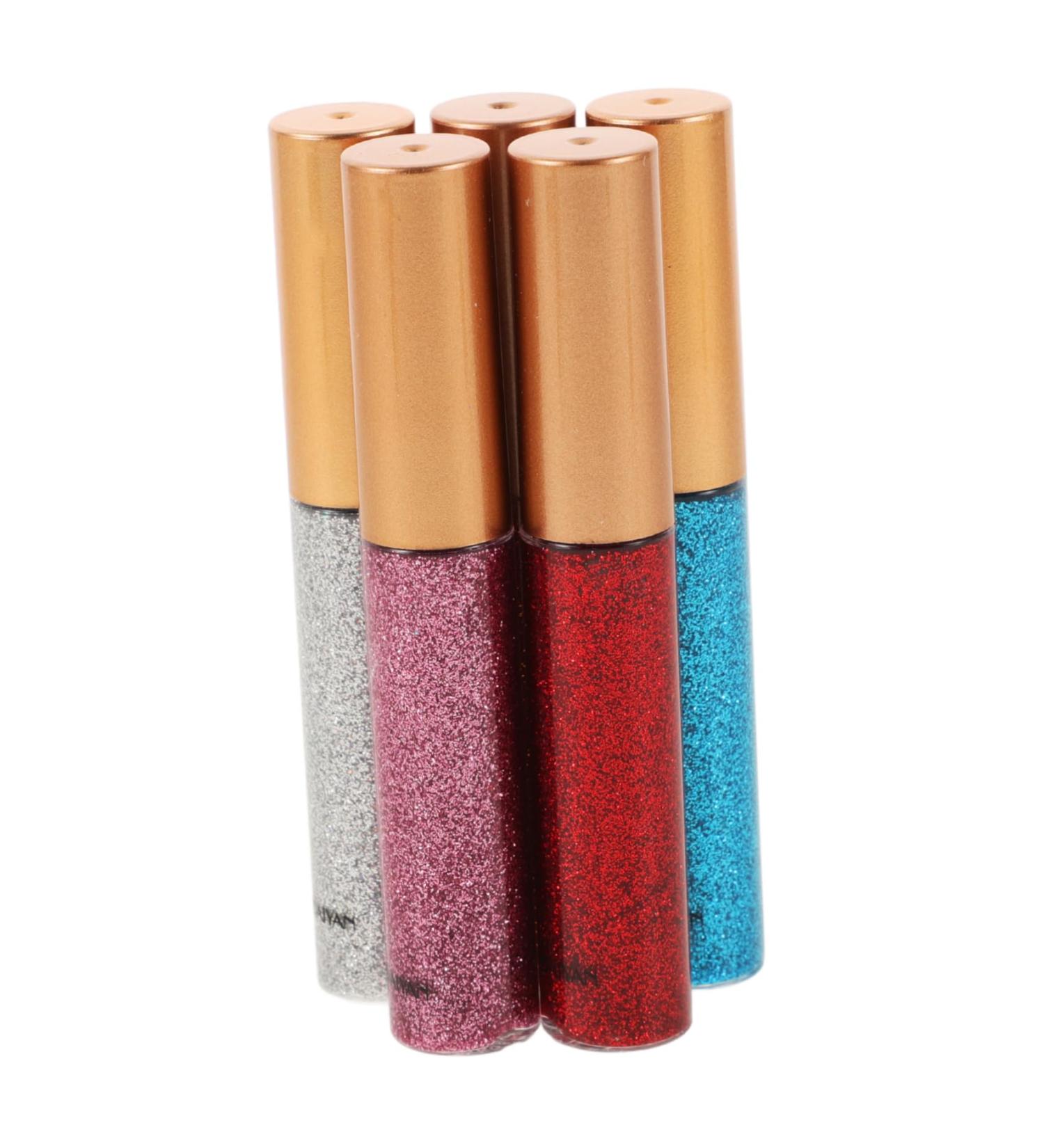 WOONEKY 5pcs Eyeliner Long Lasting Eyeshadow Glitter Liquid Eyeshadow - Buy Online on GoSupps.com